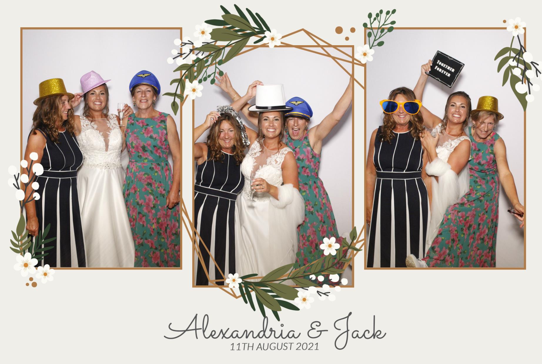 Alexandria & Jack's Wedding | View more photos from the event at gallery.myphotoboothexperience.co.uk/u/MyPhotoBoothExperienceLtd/Alexandria-Jacks-Wedding