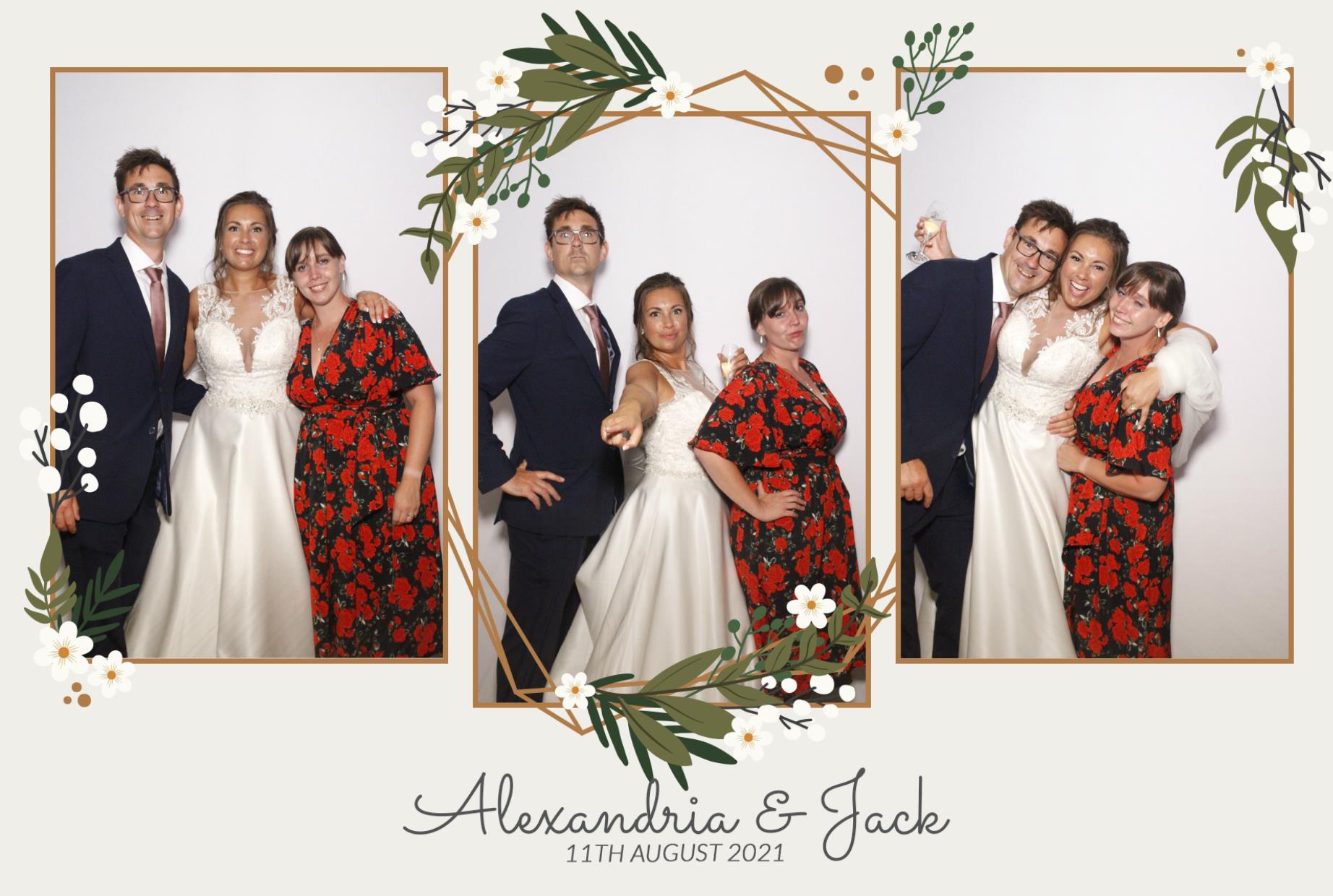 Alexandria & Jack's Wedding | View more photos from the event at gallery.myphotoboothexperience.co.uk/u/MyPhotoBoothExperienceLtd/Alexandria-Jacks-Wedding