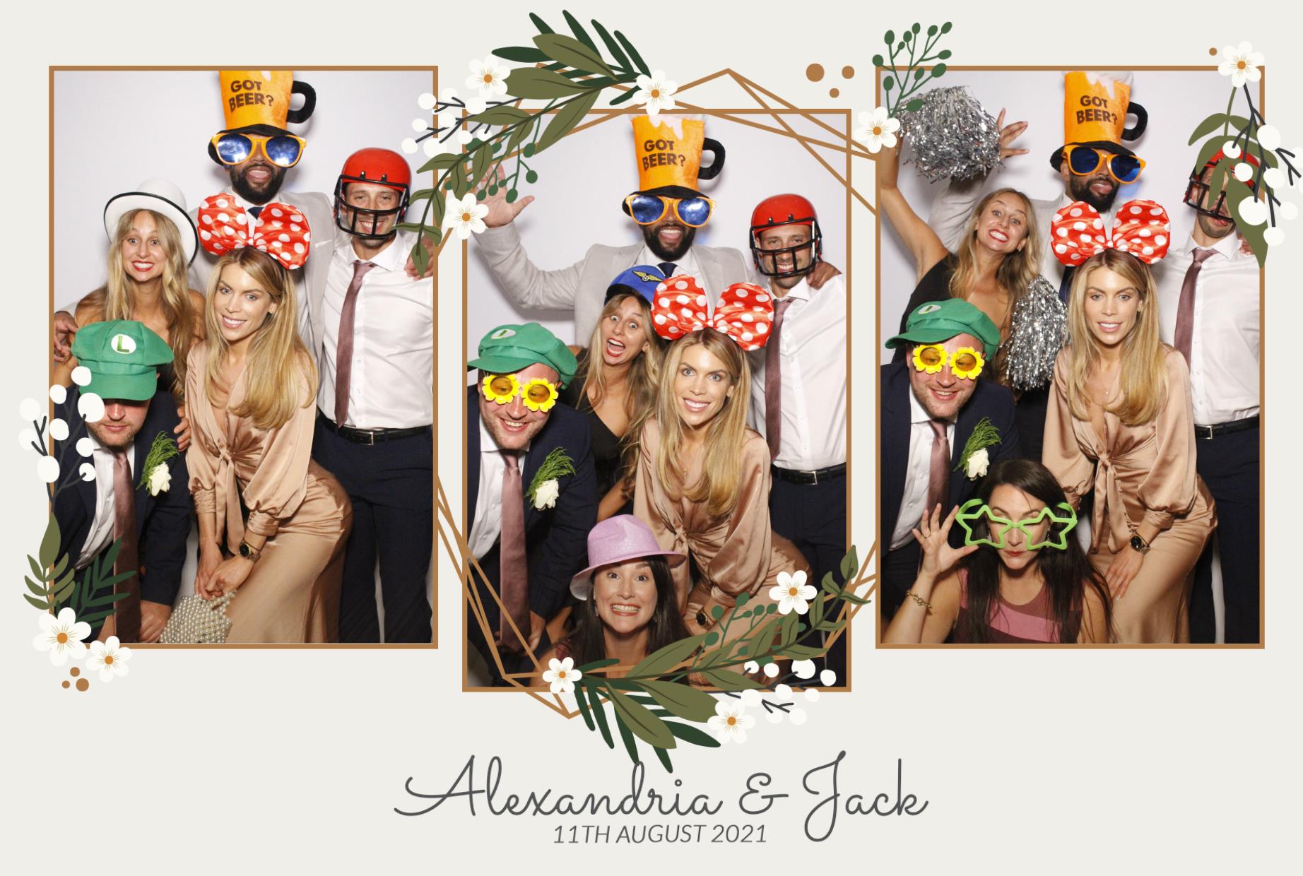 Alexandria & Jack's Wedding | View more photos from the event at gallery.myphotoboothexperience.co.uk/u/MyPhotoBoothExperienceLtd/Alexandria-Jacks-Wedding