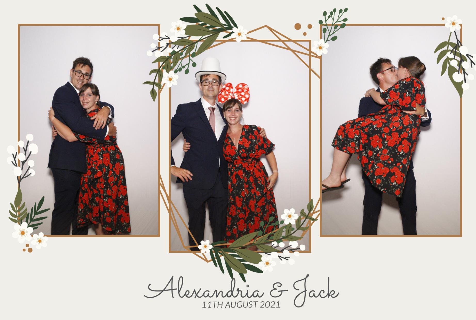 Alexandria & Jack's Wedding | View more photos from the event at gallery.myphotoboothexperience.co.uk/u/MyPhotoBoothExperienceLtd/Alexandria-Jacks-Wedding