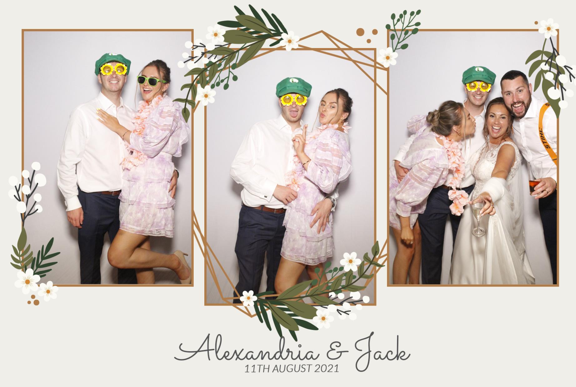 Alexandria & Jack's Wedding | View more photos from the event at gallery.myphotoboothexperience.co.uk/u/MyPhotoBoothExperienceLtd/Alexandria-Jacks-Wedding