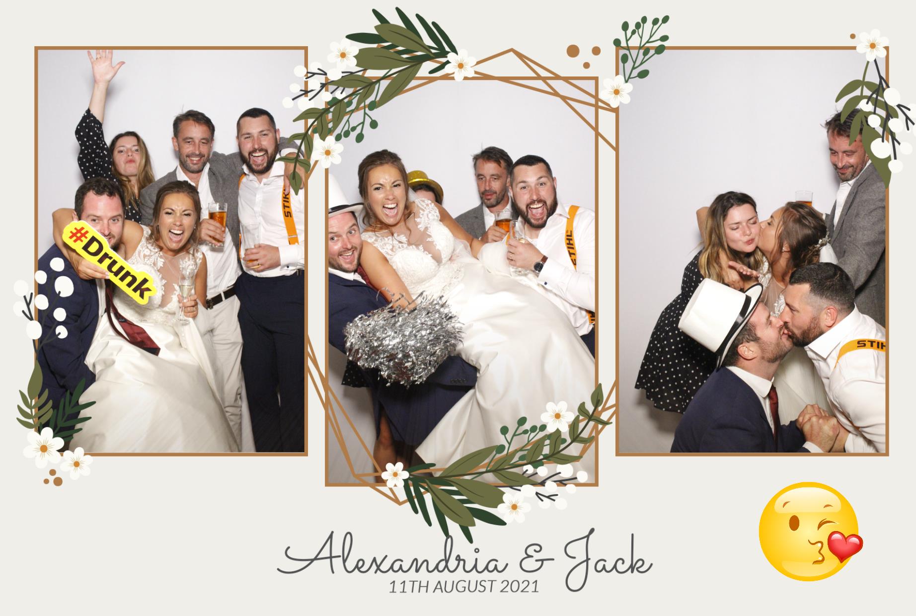 Alexandria & Jack's Wedding | View more photos from the event at gallery.myphotoboothexperience.co.uk/u/MyPhotoBoothExperienceLtd/Alexandria-Jacks-Wedding