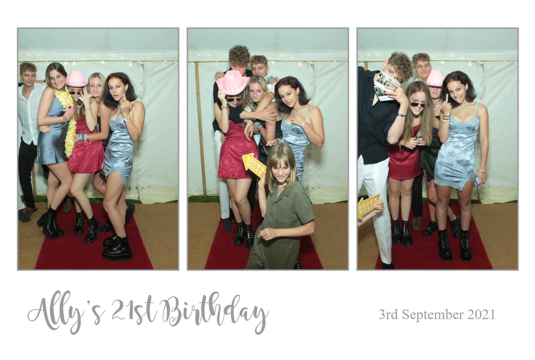 Ally's 21st Birthday | View more photos from the event at gallery.myphotoboothexperience.co.uk/u/MyPhotoBoothExperienceLtd/Allys-21st-Birthday