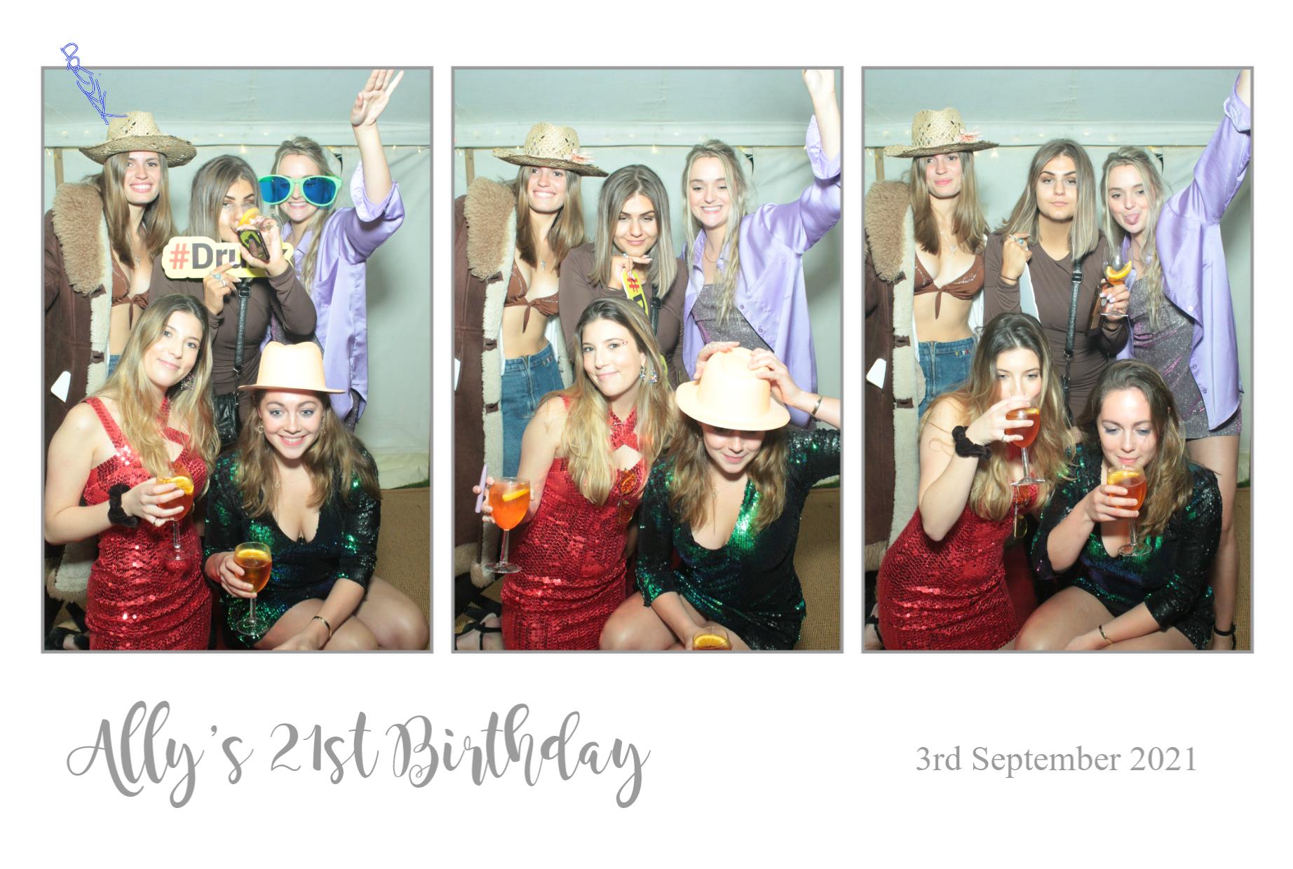 Ally's 21st Birthday | View more photos from the event at gallery.myphotoboothexperience.co.uk/u/MyPhotoBoothExperienceLtd/Allys-21st-Birthday