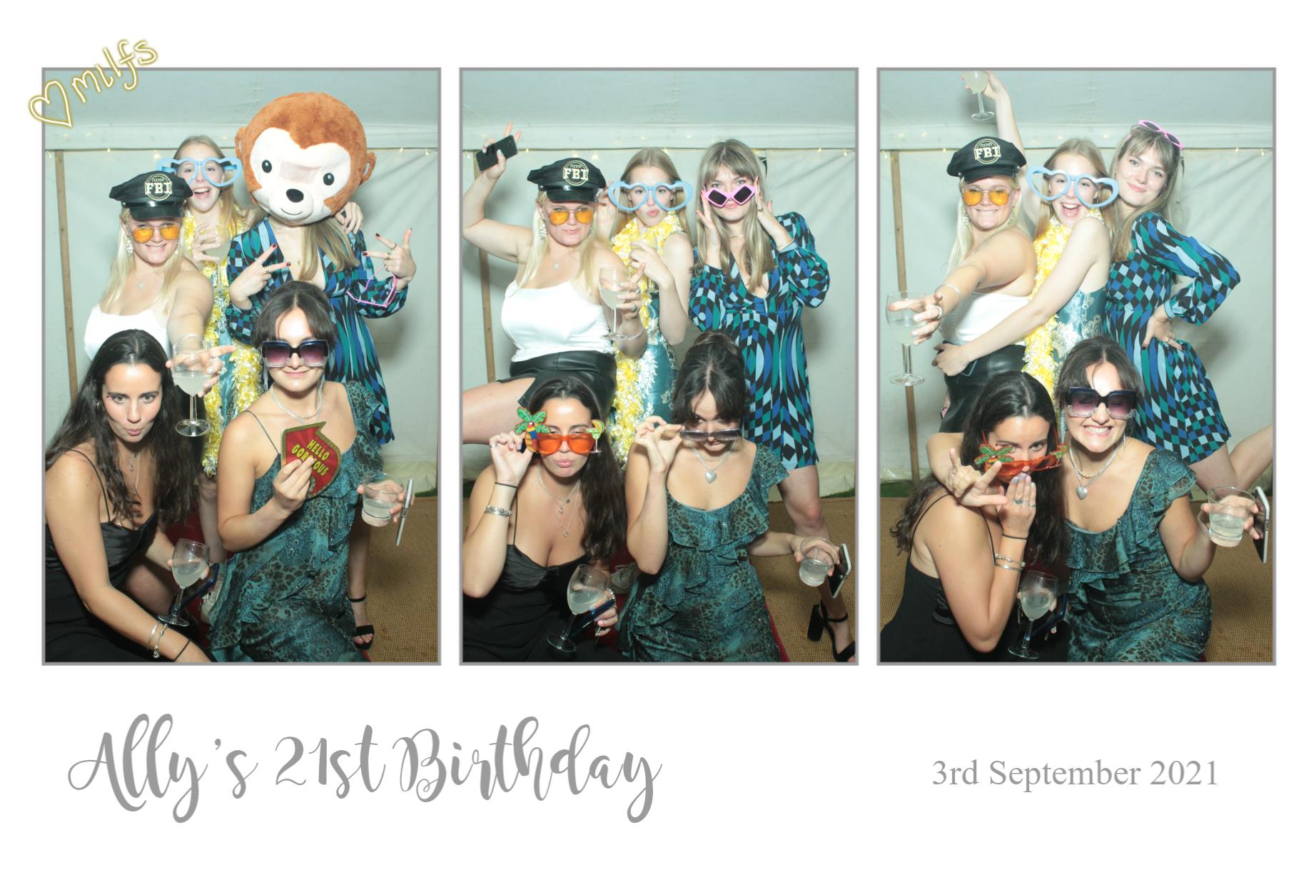 Ally's 21st Birthday | View more photos from the event at gallery.myphotoboothexperience.co.uk/u/MyPhotoBoothExperienceLtd/Allys-21st-Birthday