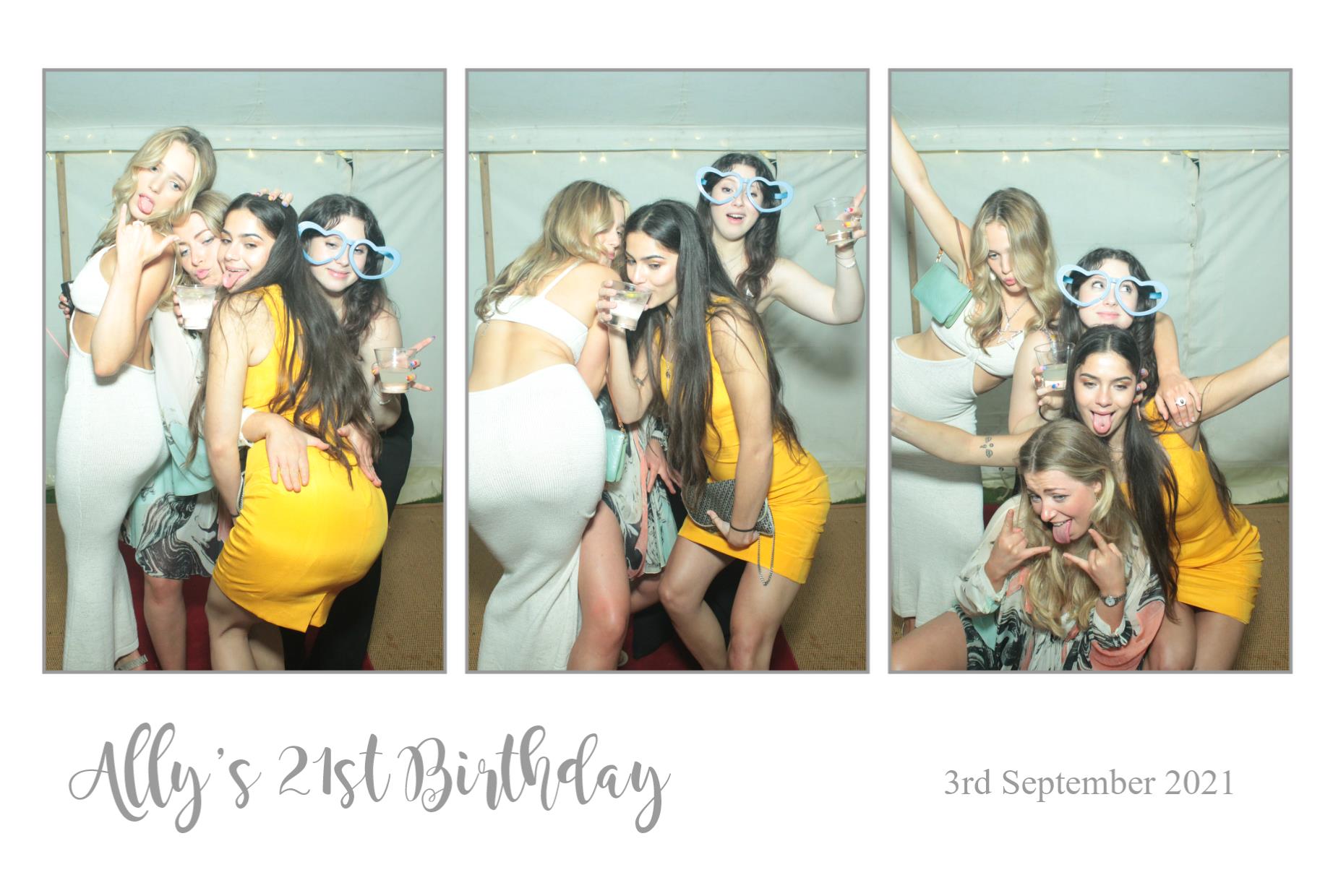 Ally's 21st Birthday | View more photos from the event at gallery.myphotoboothexperience.co.uk/u/MyPhotoBoothExperienceLtd/Allys-21st-Birthday
