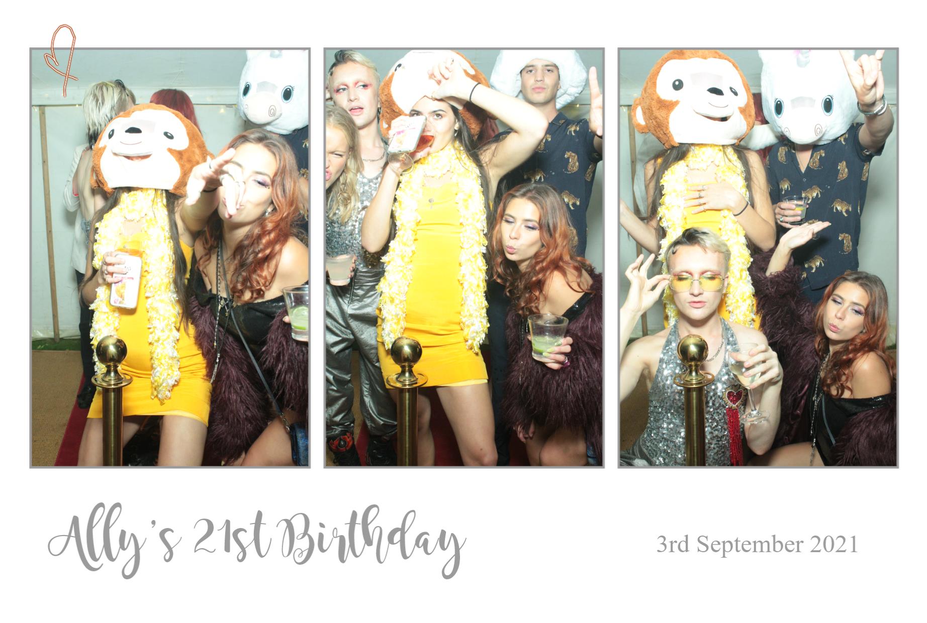 Ally's 21st Birthday | View more photos from the event at gallery.myphotoboothexperience.co.uk/u/MyPhotoBoothExperienceLtd/Allys-21st-Birthday
