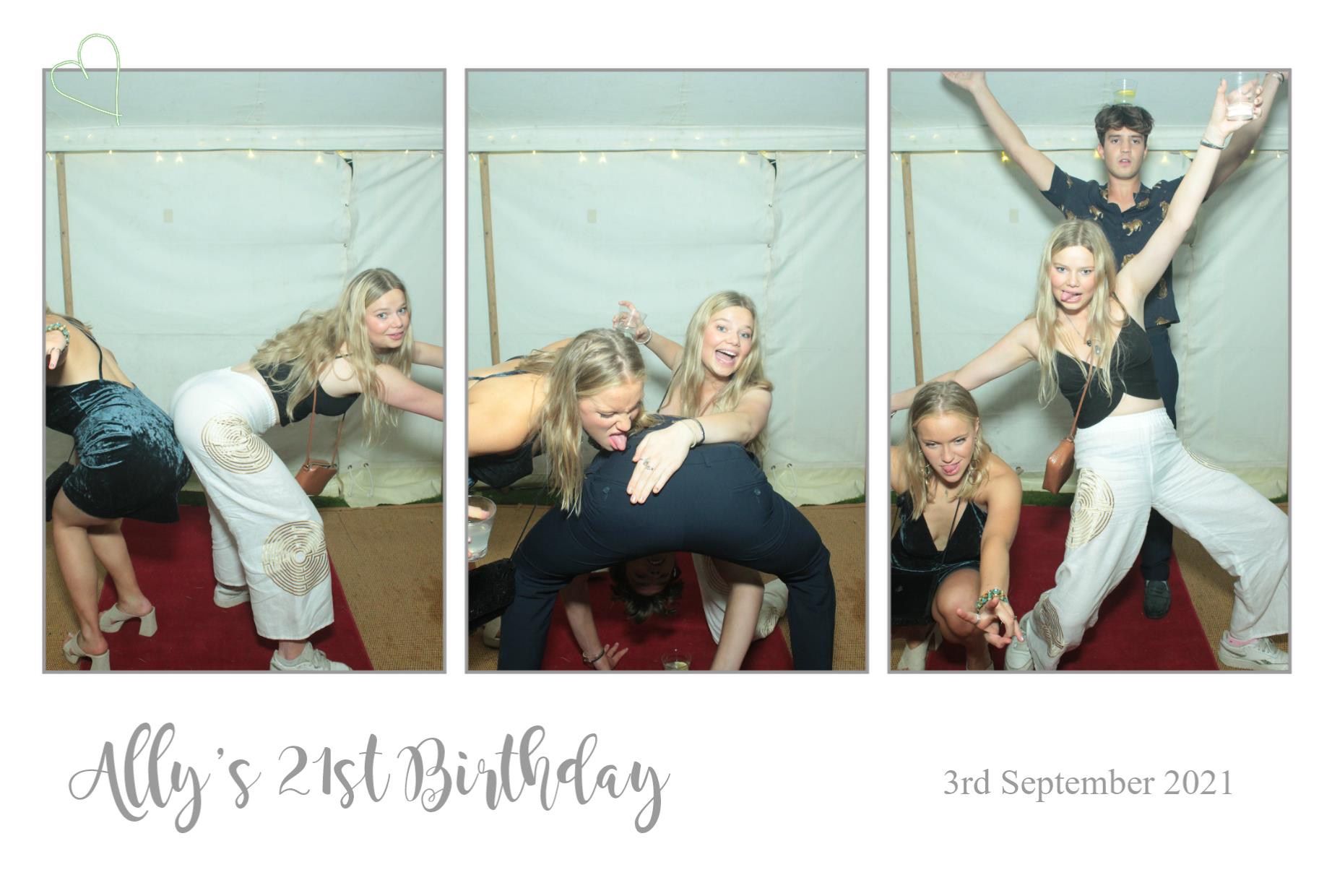 Ally's 21st Birthday | View more photos from the event at gallery.myphotoboothexperience.co.uk/u/MyPhotoBoothExperienceLtd/Allys-21st-Birthday