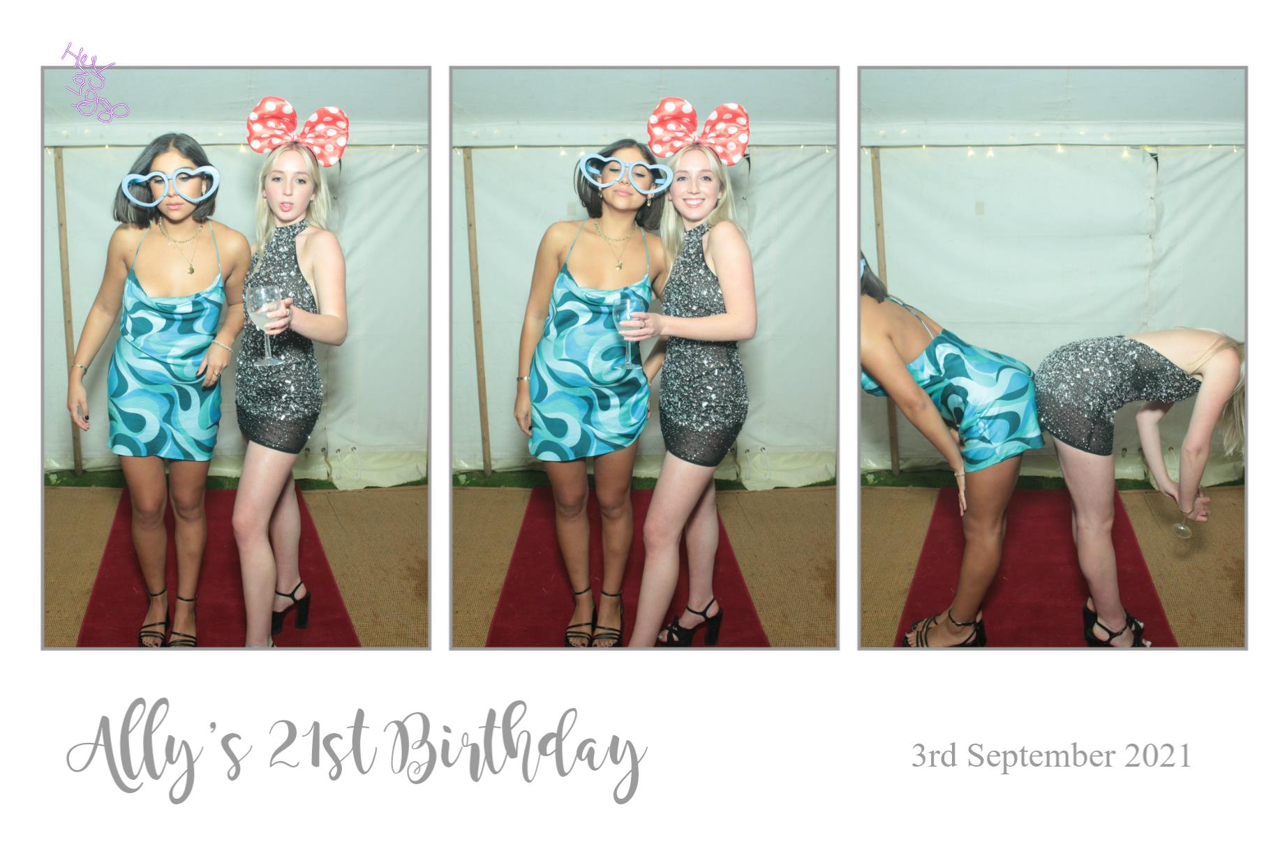 Ally's 21st Birthday | View more photos from the event at gallery.myphotoboothexperience.co.uk/u/MyPhotoBoothExperienceLtd/Allys-21st-Birthday
