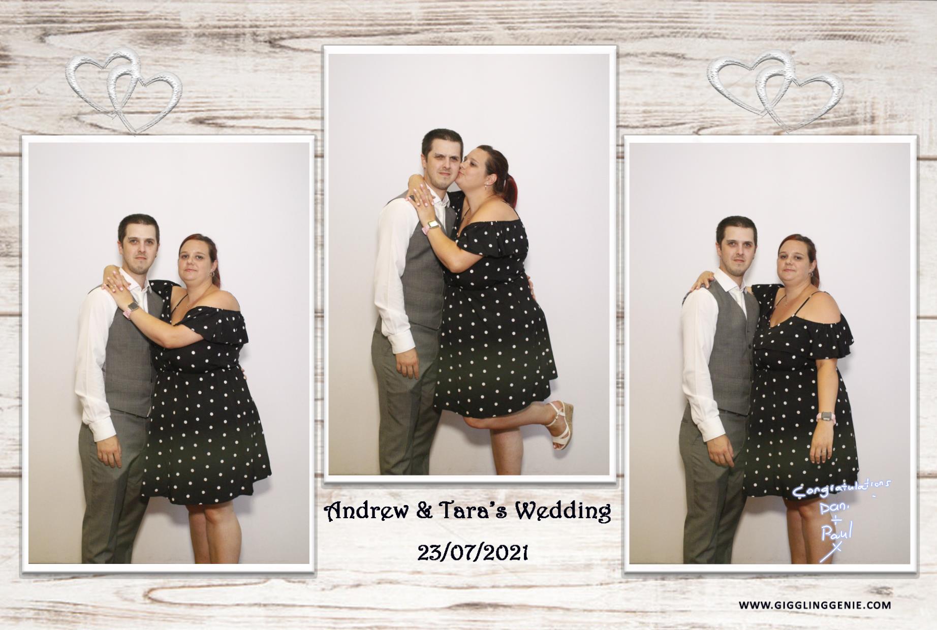 Andrew & Tara's Wedding | View more photos from the event at gallery.myphotoboothexperience.co.uk/u/MyPhotoBoothExperienceLtd/Andrew-Taras-Wedding