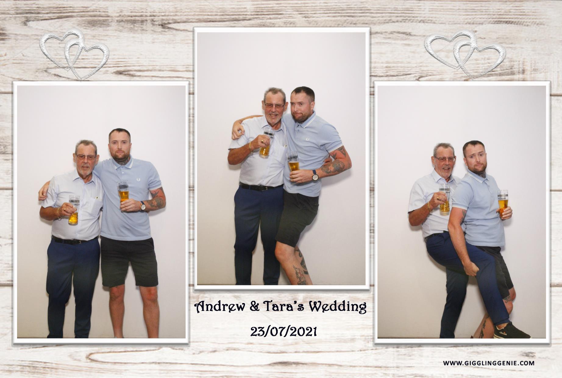 Andrew & Tara's Wedding | View more photos from the event at gallery.myphotoboothexperience.co.uk/u/MyPhotoBoothExperienceLtd/Andrew-Taras-Wedding