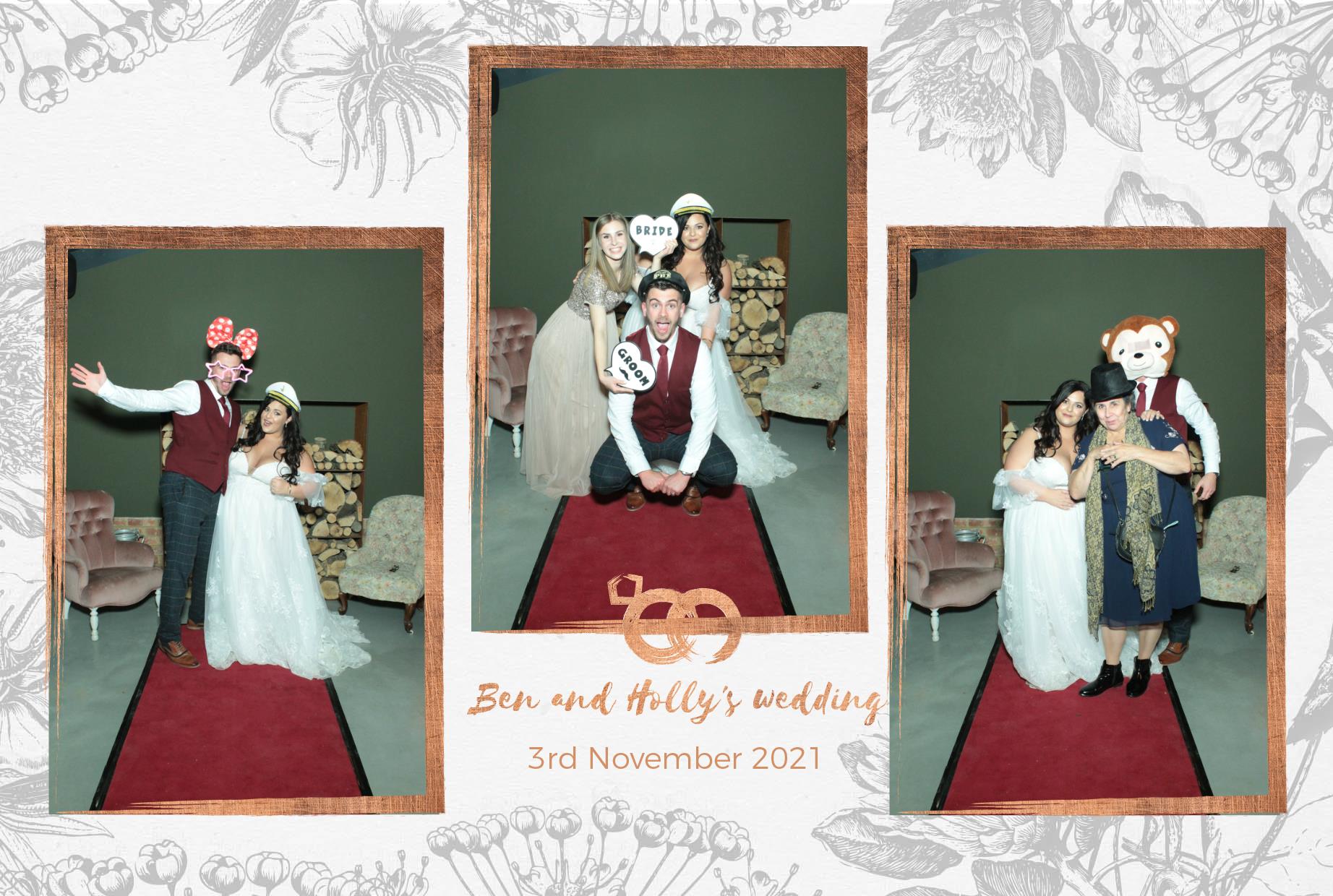 Ben & Holly's Wedding  | View more photos from the event at gallery.myphotoboothexperience.co.uk/u/MyPhotoBoothExperienceLtd/Ben-Hollys-Wedding
