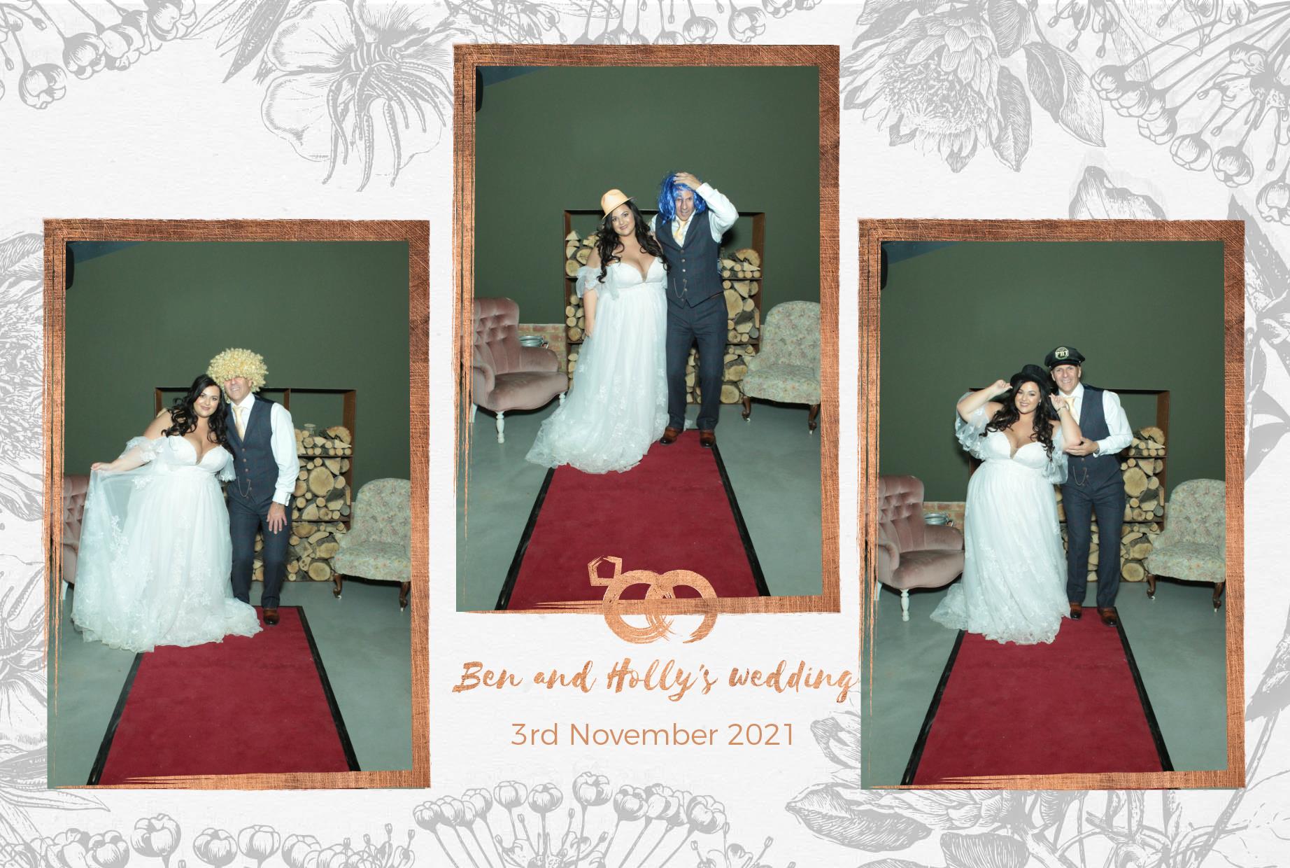 Ben & Holly's Wedding  | View more photos from the event at gallery.myphotoboothexperience.co.uk/u/MyPhotoBoothExperienceLtd/Ben-Hollys-Wedding