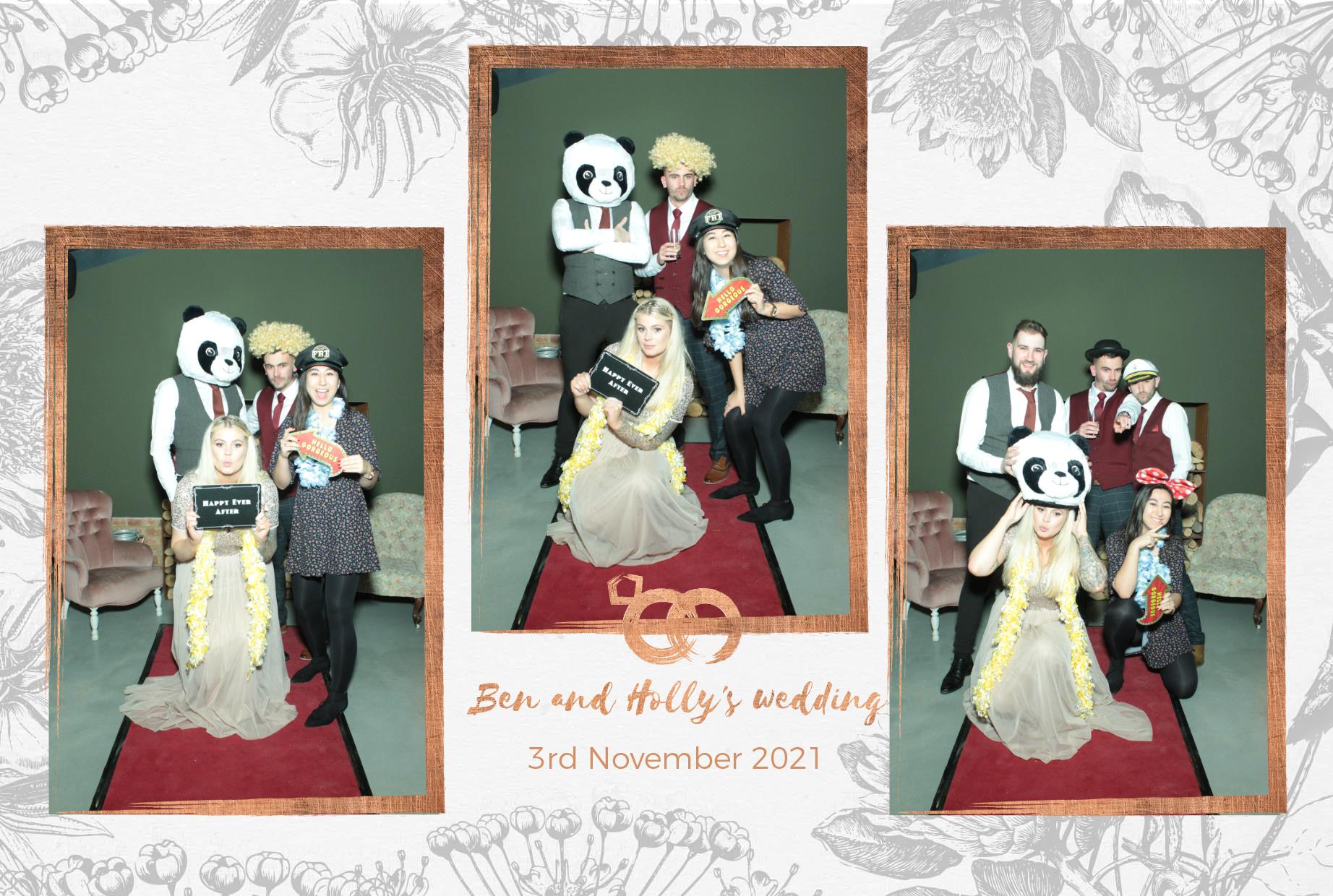 Ben & Holly's Wedding  | View more photos from the event at gallery.myphotoboothexperience.co.uk/u/MyPhotoBoothExperienceLtd/Ben-Hollys-Wedding