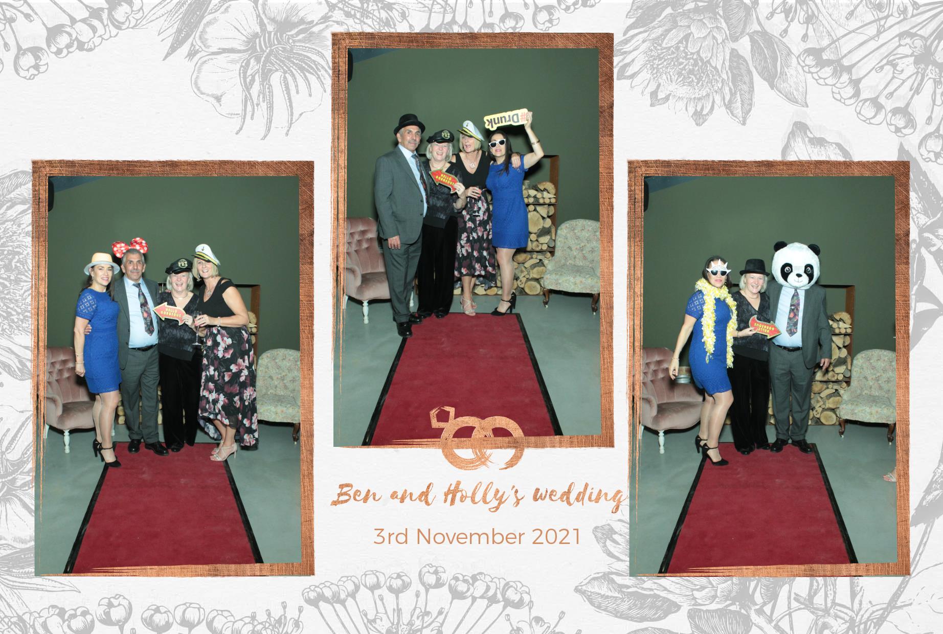 Ben & Holly's Wedding  | View more photos from the event at gallery.myphotoboothexperience.co.uk/u/MyPhotoBoothExperienceLtd/Ben-Hollys-Wedding