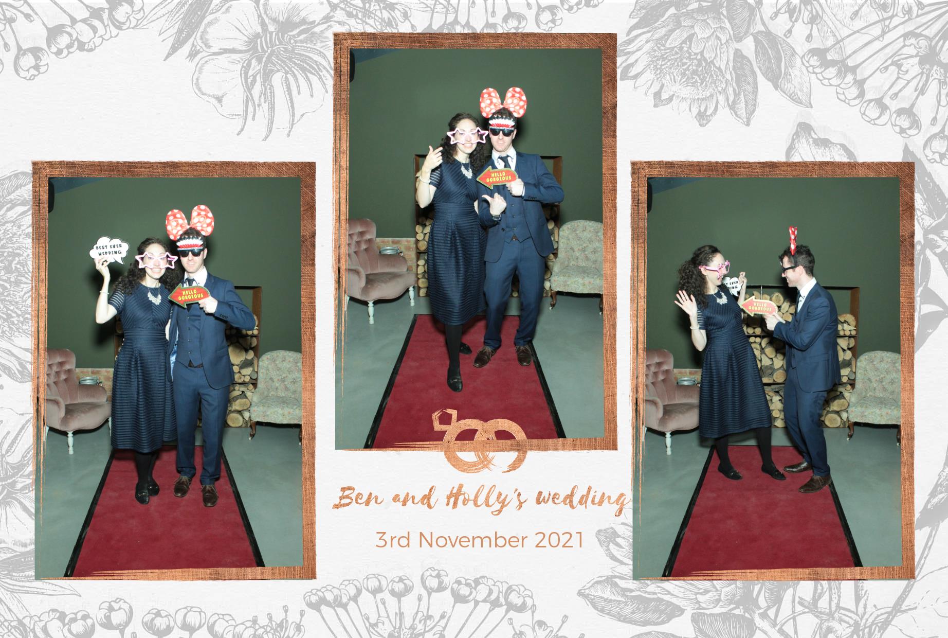 Ben & Holly's Wedding  | View more photos from the event at gallery.myphotoboothexperience.co.uk/u/MyPhotoBoothExperienceLtd/Ben-Hollys-Wedding