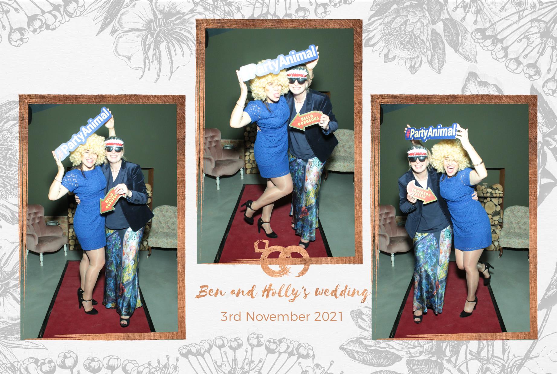 Ben & Holly's Wedding  | View more photos from the event at gallery.myphotoboothexperience.co.uk/u/MyPhotoBoothExperienceLtd/Ben-Hollys-Wedding