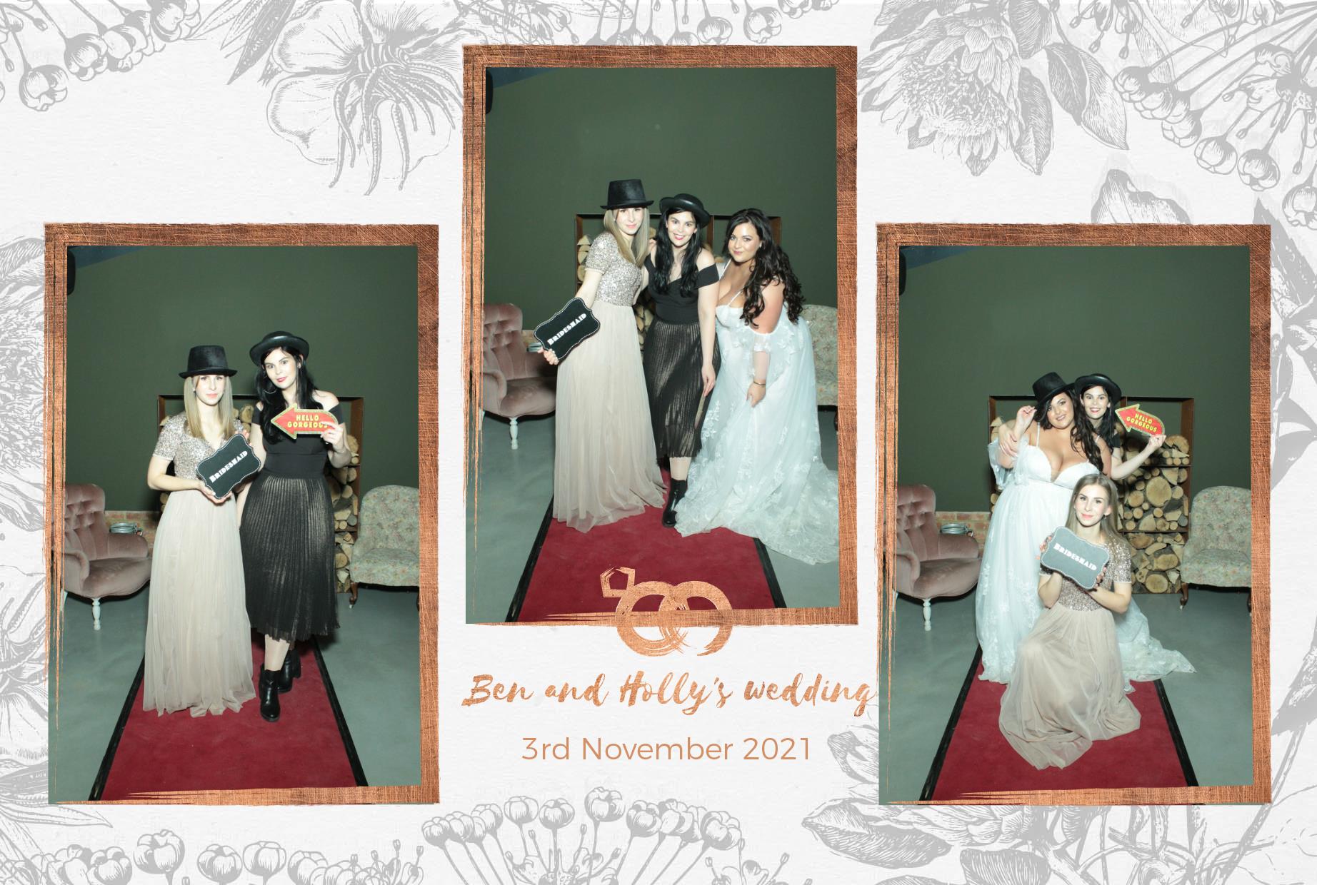 Ben & Holly's Wedding  | View more photos from the event at gallery.myphotoboothexperience.co.uk/u/MyPhotoBoothExperienceLtd/Ben-Hollys-Wedding