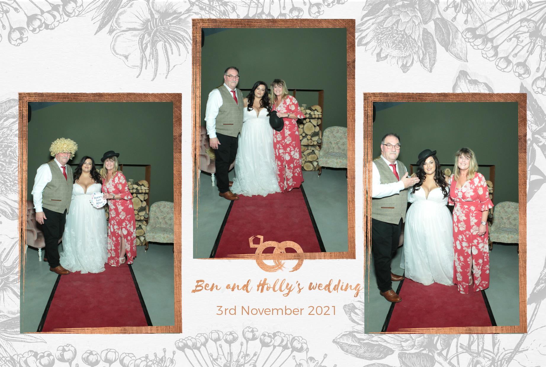 Ben & Holly's Wedding  | View more photos from the event at gallery.myphotoboothexperience.co.uk/u/MyPhotoBoothExperienceLtd/Ben-Hollys-Wedding
