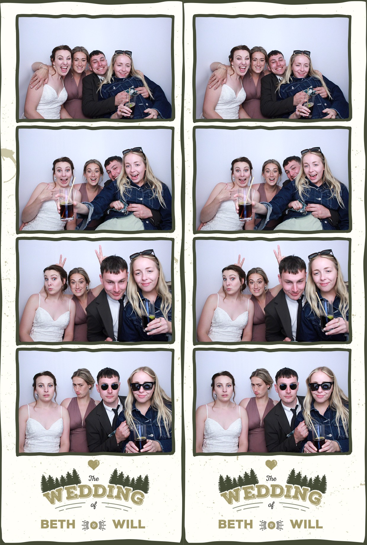 Beth & Will's Wedding | View more photos from the event at gallery.myphotoboothexperience.co.uk/u/MyPhotoBoothExperienceLtd/Beth-Wills-Wedding
