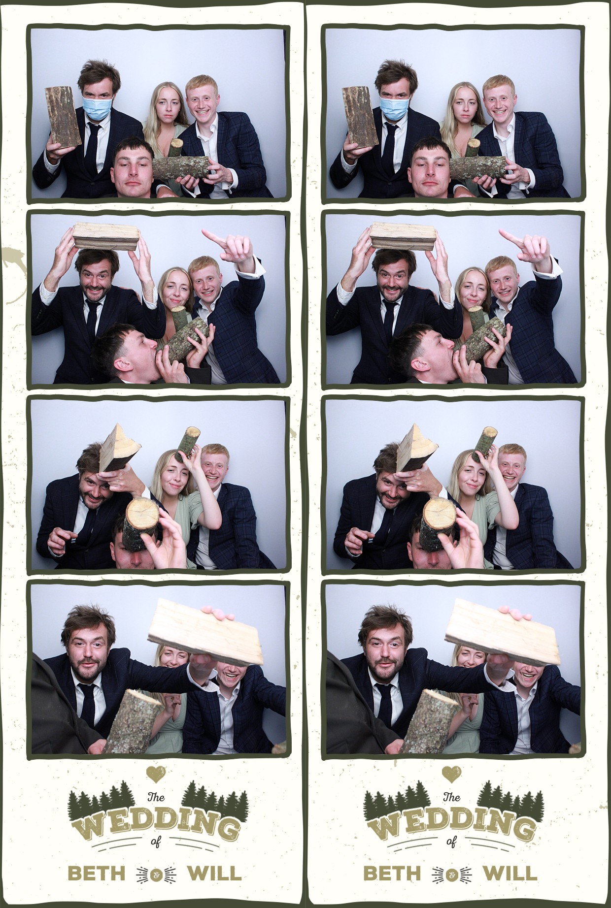 Beth & Will's Wedding | View more photos from the event at gallery.myphotoboothexperience.co.uk/u/MyPhotoBoothExperienceLtd/Beth-Wills-Wedding