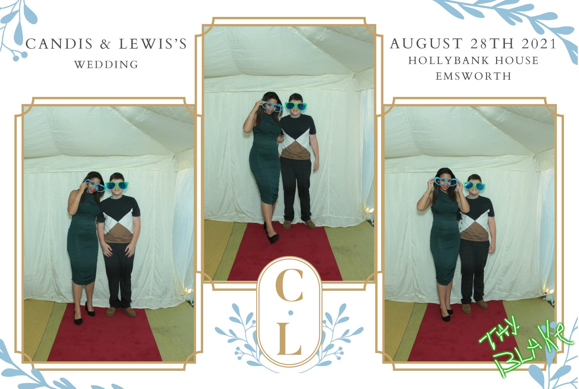 Candis and Lewis's Wedding  | View more photos from the event at gallery.myphotoboothexperience.co.uk/u/MyPhotoBoothExperienceLtd/Candis-and-Lewiss-Wedding