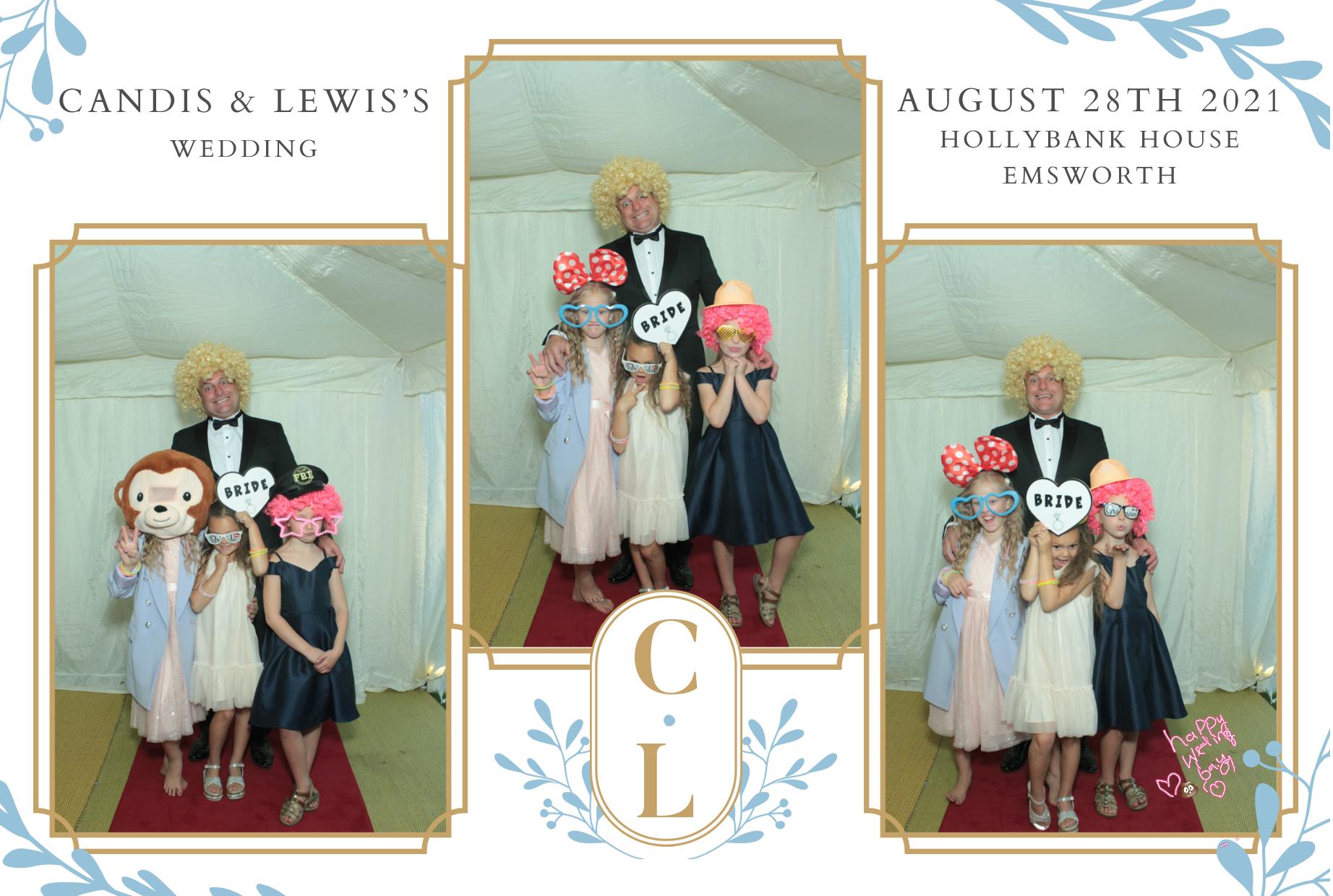 Candis and Lewis's Wedding  | View more photos from the event at gallery.myphotoboothexperience.co.uk/u/MyPhotoBoothExperienceLtd/Candis-and-Lewiss-Wedding