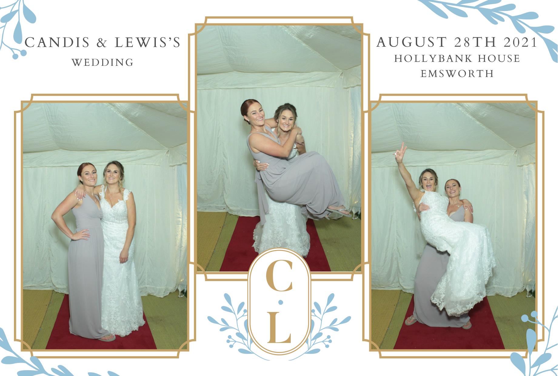 Candis and Lewis's Wedding  | View more photos from the event at gallery.myphotoboothexperience.co.uk/u/MyPhotoBoothExperienceLtd/Candis-and-Lewiss-Wedding