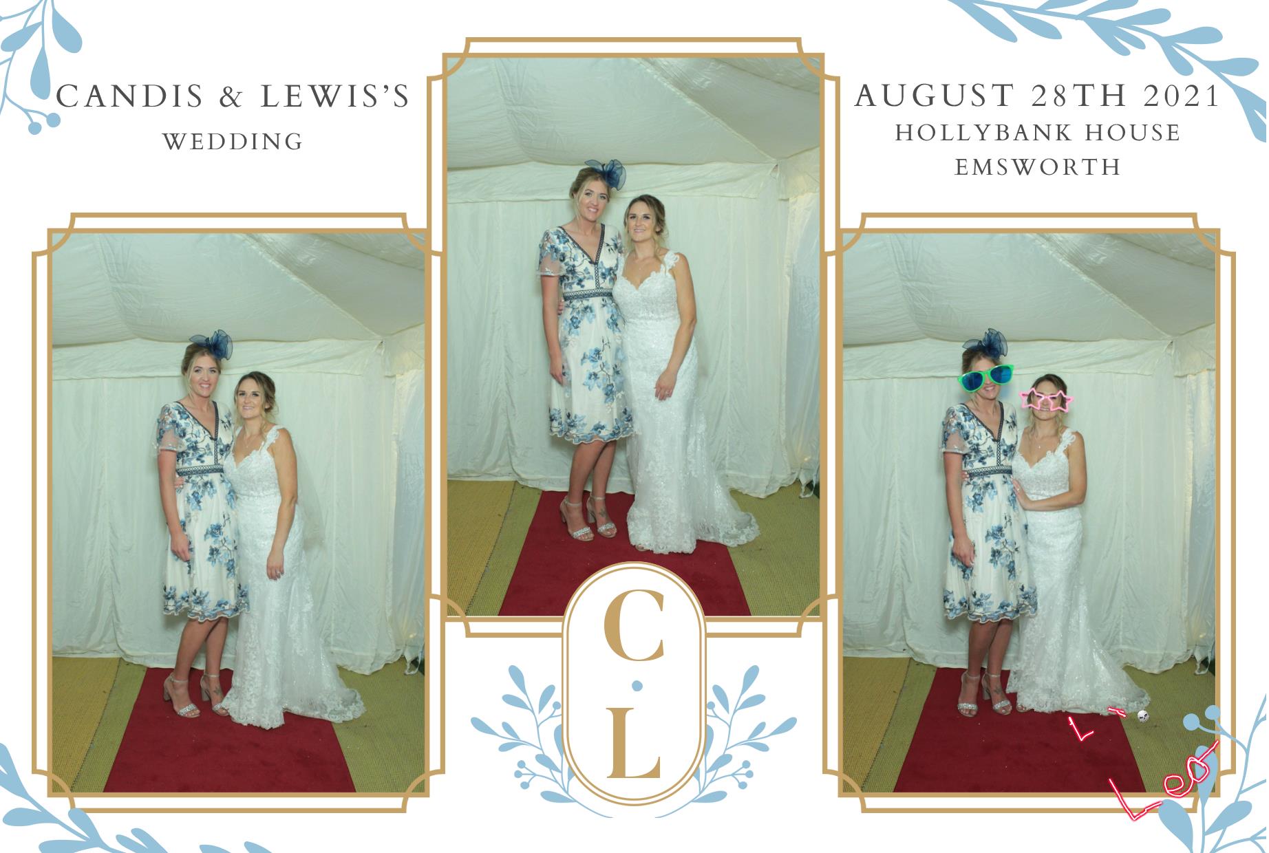 Candis and Lewis's Wedding  | View more photos from the event at gallery.myphotoboothexperience.co.uk/u/MyPhotoBoothExperienceLtd/Candis-and-Lewiss-Wedding