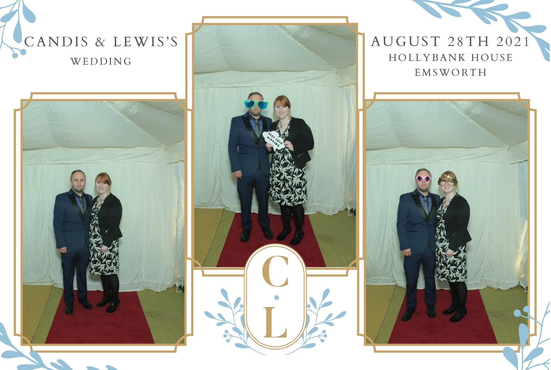 Candis and Lewis's Wedding  | View more photos from the event at gallery.myphotoboothexperience.co.uk/u/MyPhotoBoothExperienceLtd/Candis-and-Lewiss-Wedding
