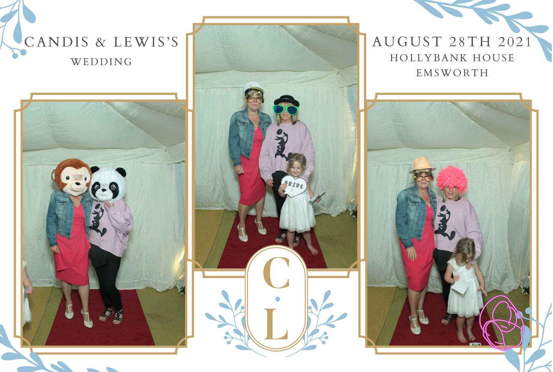 Candis and Lewis's Wedding  | View more photos from the event at gallery.myphotoboothexperience.co.uk/u/MyPhotoBoothExperienceLtd/Candis-and-Lewiss-Wedding