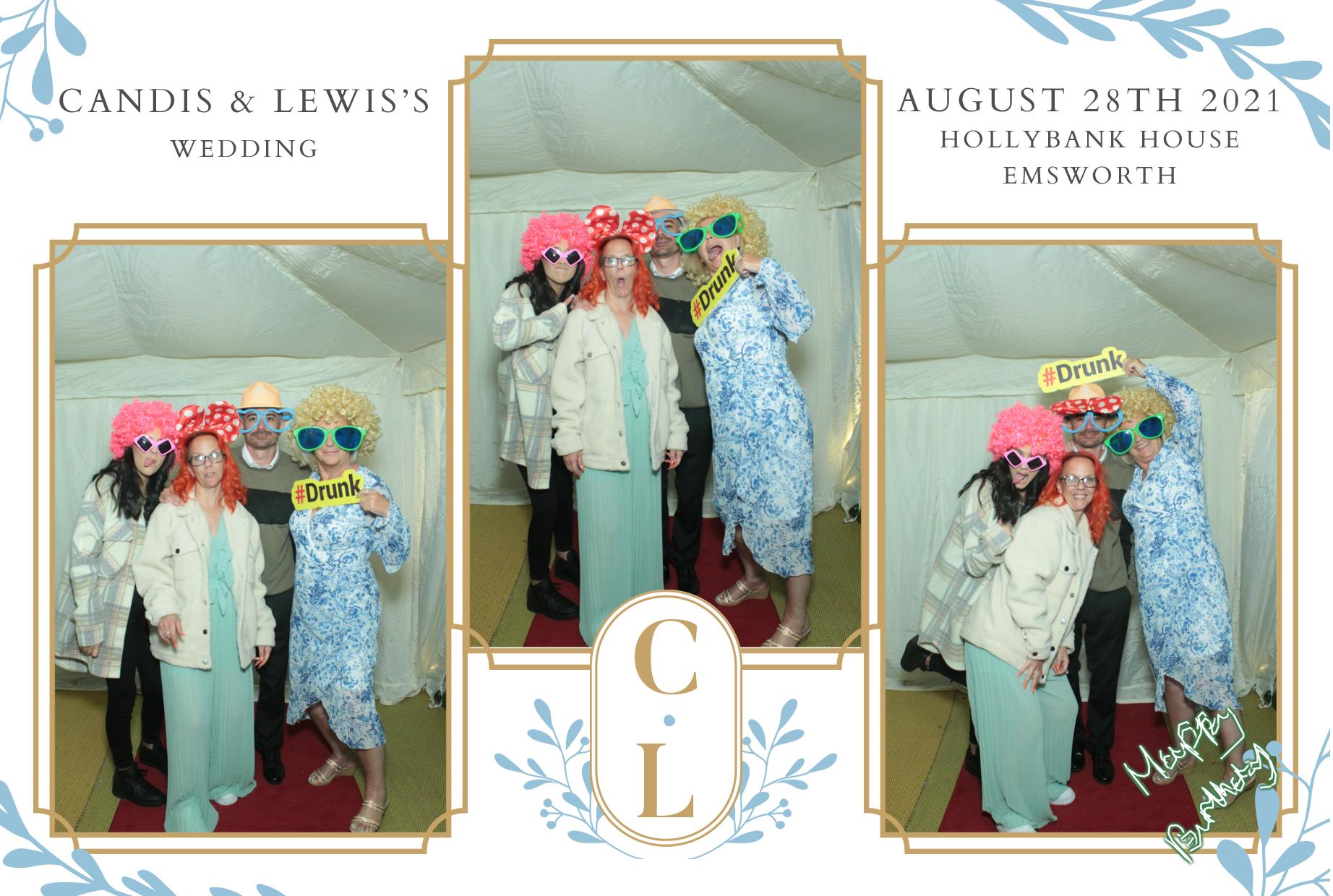 Candis and Lewis's Wedding  | View more photos from the event at gallery.myphotoboothexperience.co.uk/u/MyPhotoBoothExperienceLtd/Candis-and-Lewiss-Wedding