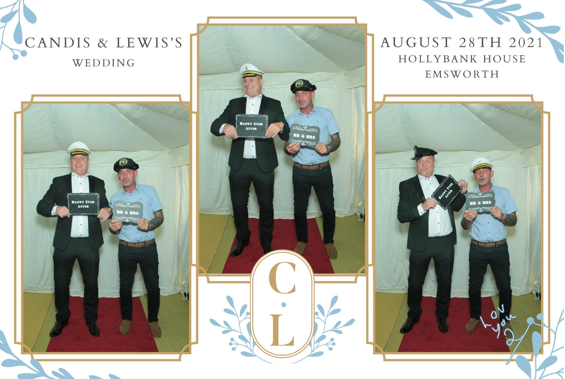 Candis and Lewis's Wedding  | View more photos from the event at gallery.myphotoboothexperience.co.uk/u/MyPhotoBoothExperienceLtd/Candis-and-Lewiss-Wedding