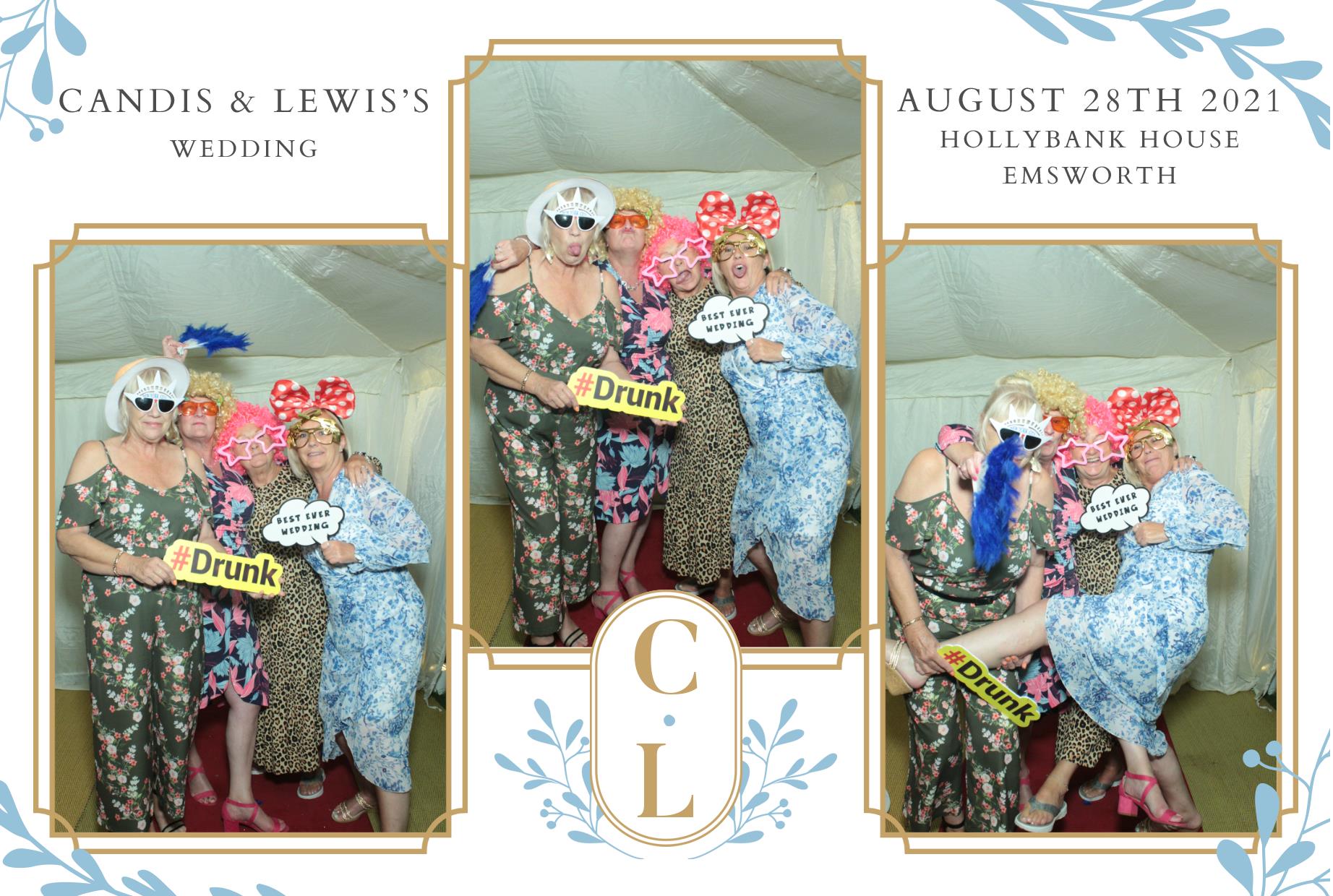 Candis and Lewis's Wedding  | View more photos from the event at gallery.myphotoboothexperience.co.uk/u/MyPhotoBoothExperienceLtd/Candis-and-Lewiss-Wedding