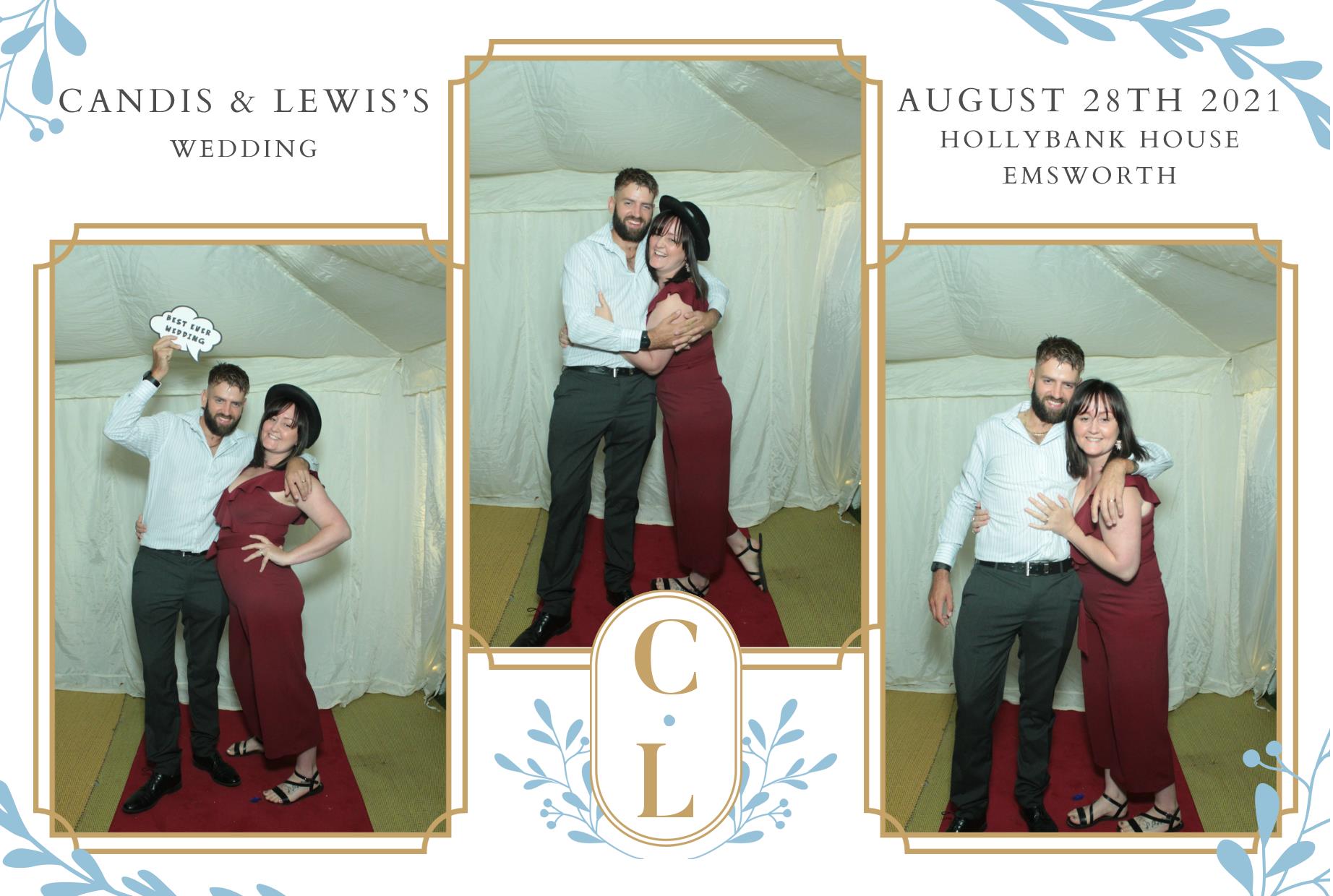 Candis and Lewis's Wedding  | View more photos from the event at gallery.myphotoboothexperience.co.uk/u/MyPhotoBoothExperienceLtd/Candis-and-Lewiss-Wedding
