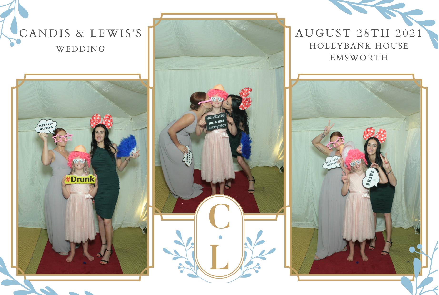 Candis and Lewis's Wedding  | View more photos from the event at gallery.myphotoboothexperience.co.uk/u/MyPhotoBoothExperienceLtd/Candis-and-Lewiss-Wedding