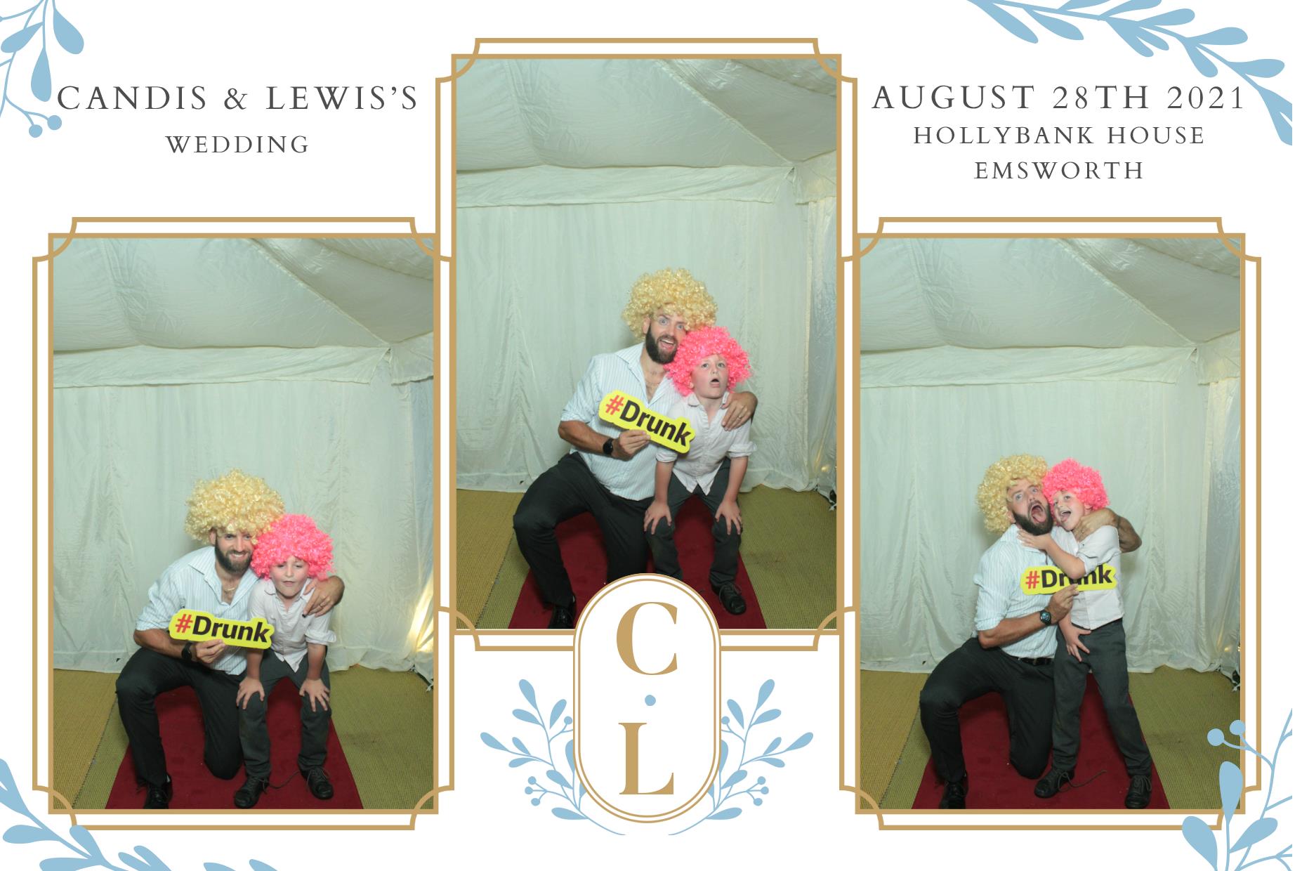 Candis and Lewis's Wedding  | View more photos from the event at gallery.myphotoboothexperience.co.uk/u/MyPhotoBoothExperienceLtd/Candis-and-Lewiss-Wedding