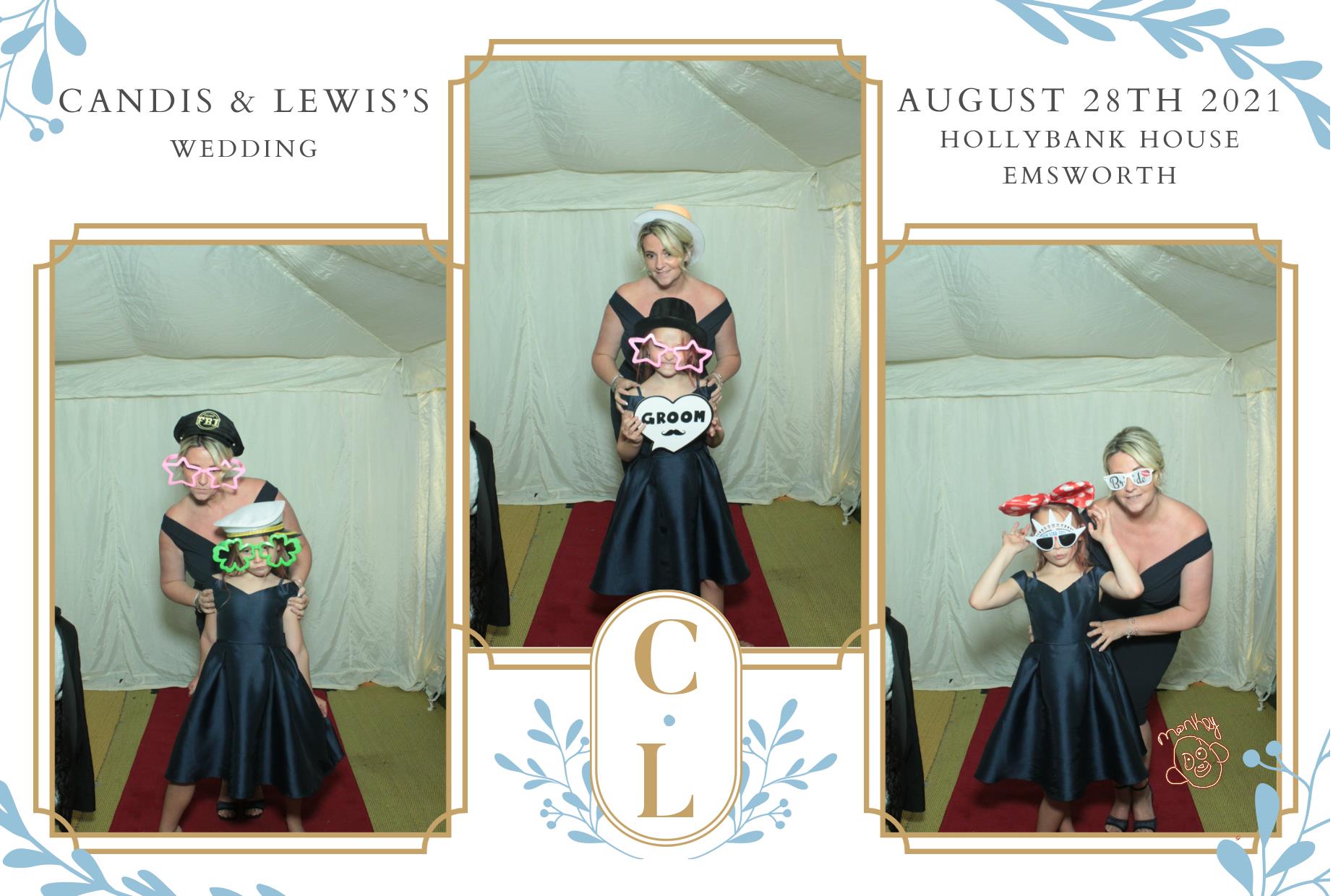 Candis and Lewis's Wedding  | View more photos from the event at gallery.myphotoboothexperience.co.uk/u/MyPhotoBoothExperienceLtd/Candis-and-Lewiss-Wedding