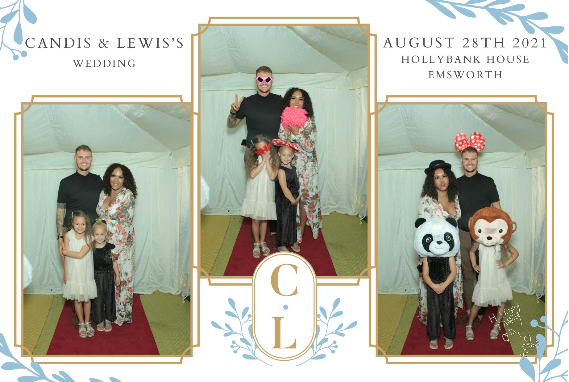 Candis and Lewis's Wedding  | View more photos from the event at gallery.myphotoboothexperience.co.uk/u/MyPhotoBoothExperienceLtd/Candis-and-Lewiss-Wedding