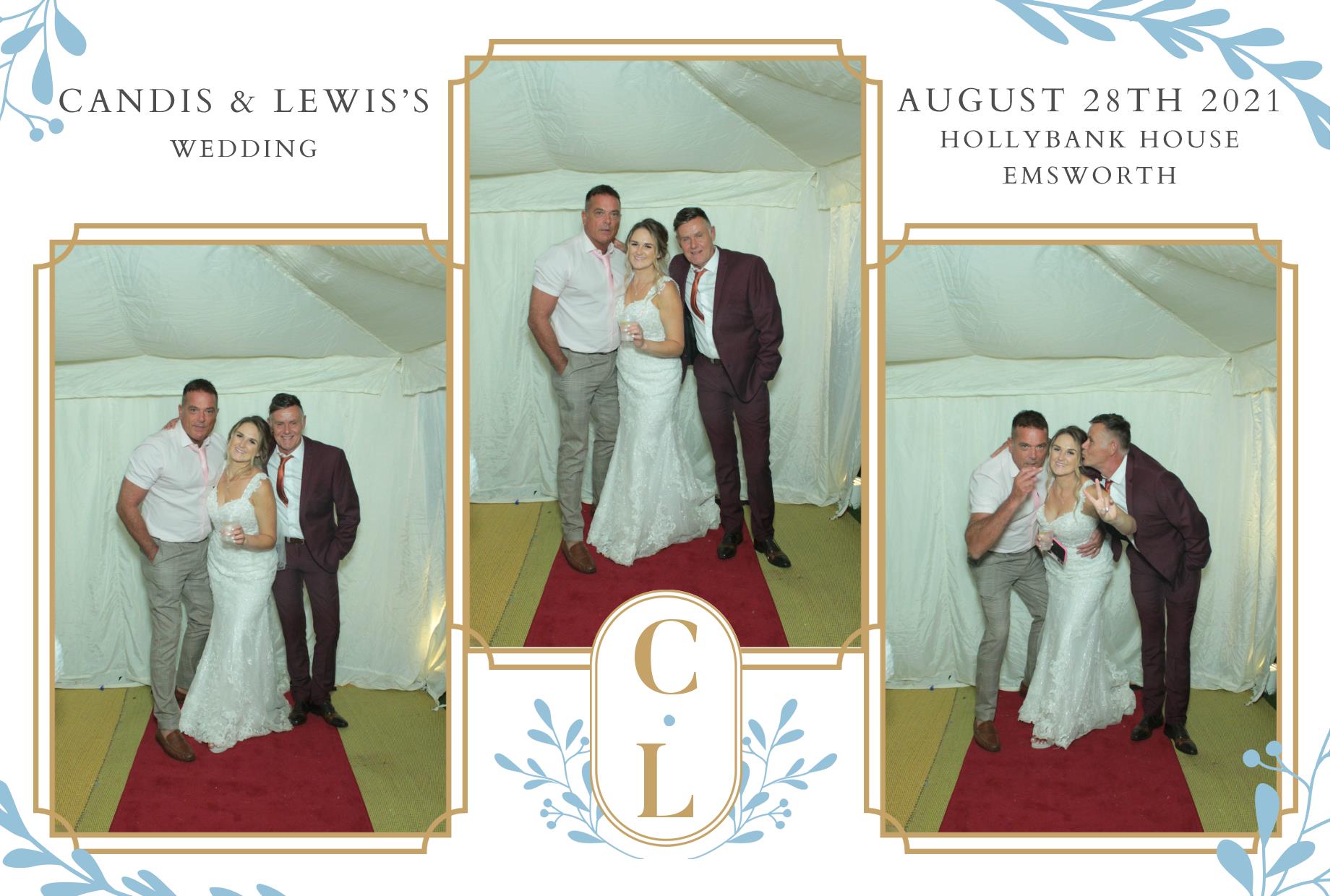 Candis and Lewis's Wedding  | View more photos from the event at gallery.myphotoboothexperience.co.uk/u/MyPhotoBoothExperienceLtd/Candis-and-Lewiss-Wedding