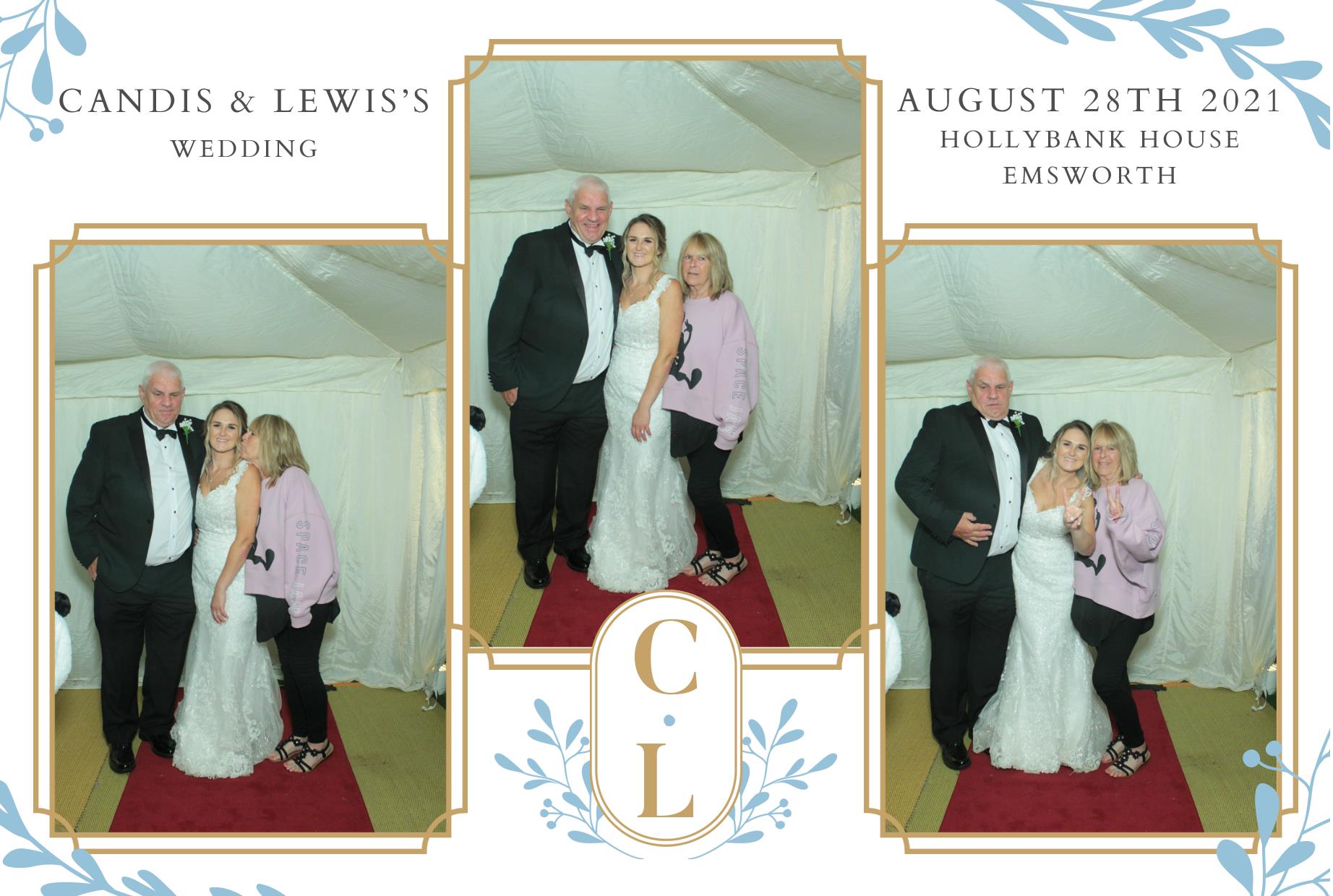 Candis and Lewis's Wedding  | View more photos from the event at gallery.myphotoboothexperience.co.uk/u/MyPhotoBoothExperienceLtd/Candis-and-Lewiss-Wedding