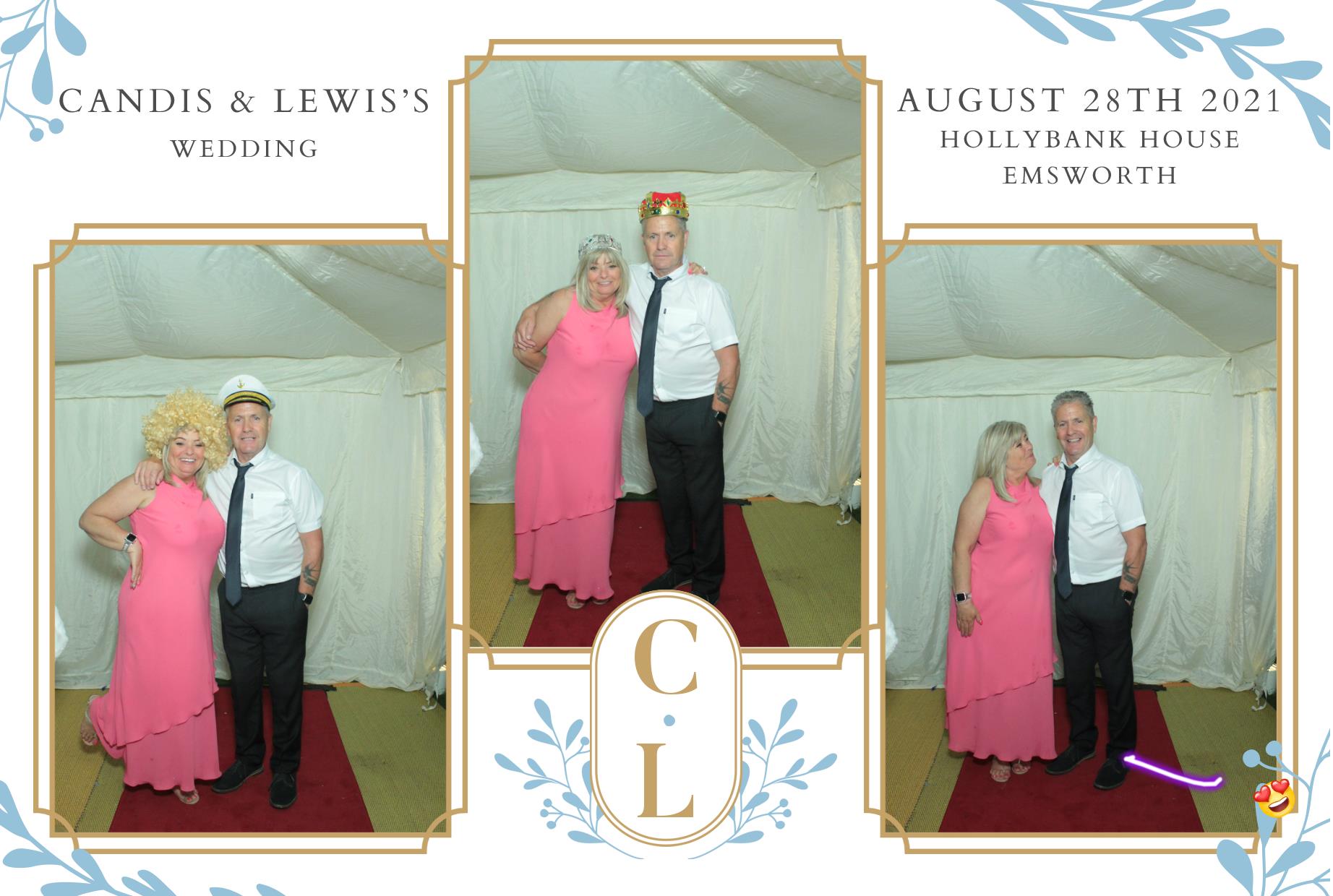 Candis and Lewis's Wedding  | View more photos from the event at gallery.myphotoboothexperience.co.uk/u/MyPhotoBoothExperienceLtd/Candis-and-Lewiss-Wedding