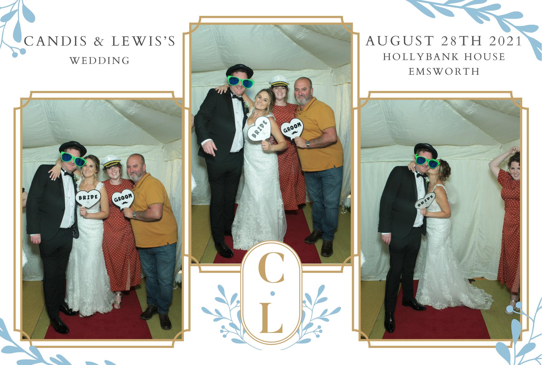 Candis and Lewis's Wedding  | View more photos from the event at gallery.myphotoboothexperience.co.uk/u/MyPhotoBoothExperienceLtd/Candis-and-Lewiss-Wedding