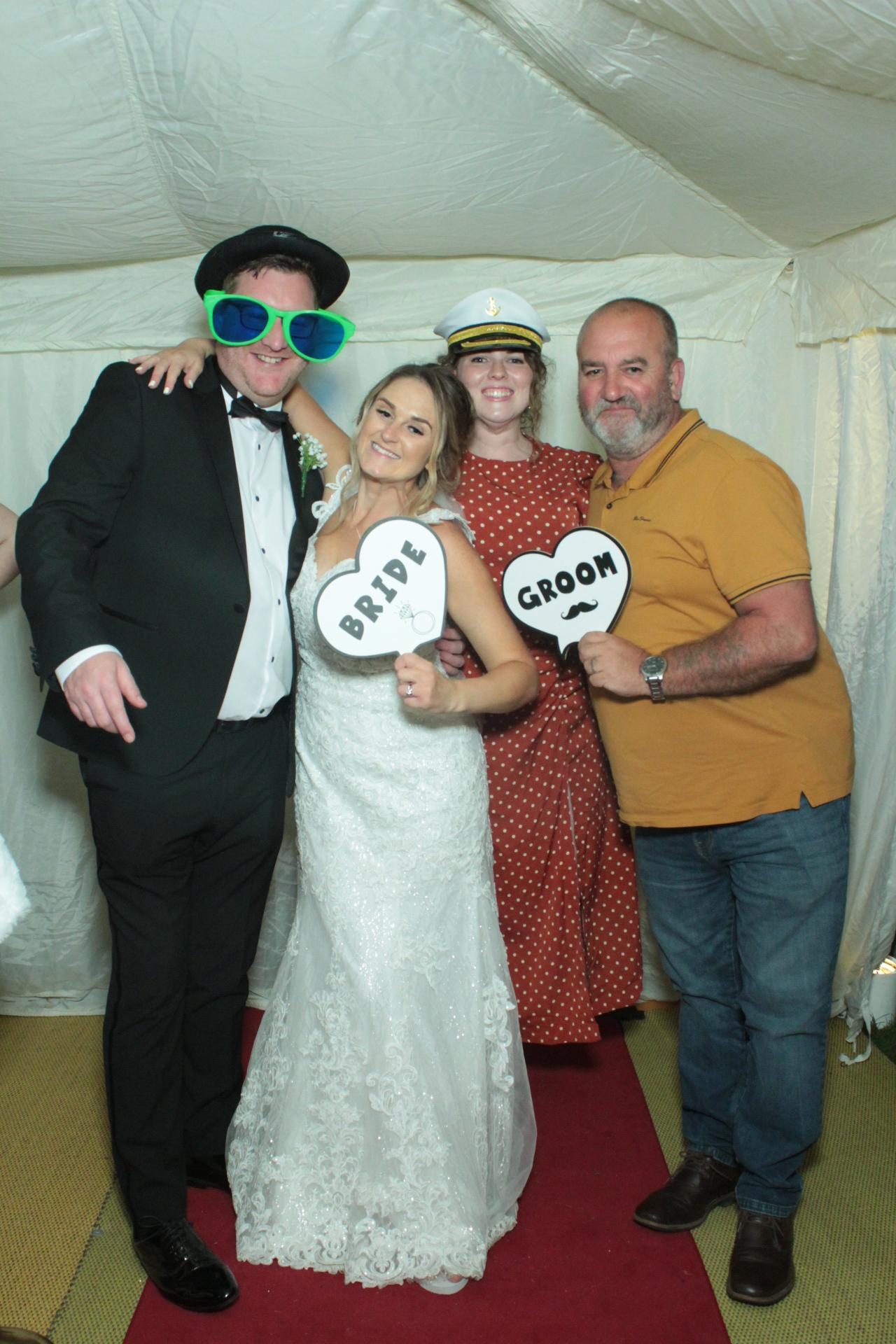 Candis and Lewis's Wedding  | View more photos from the event at gallery.myphotoboothexperience.co.uk/u/MyPhotoBoothExperienceLtd/Candis-and-Lewiss-Wedding
