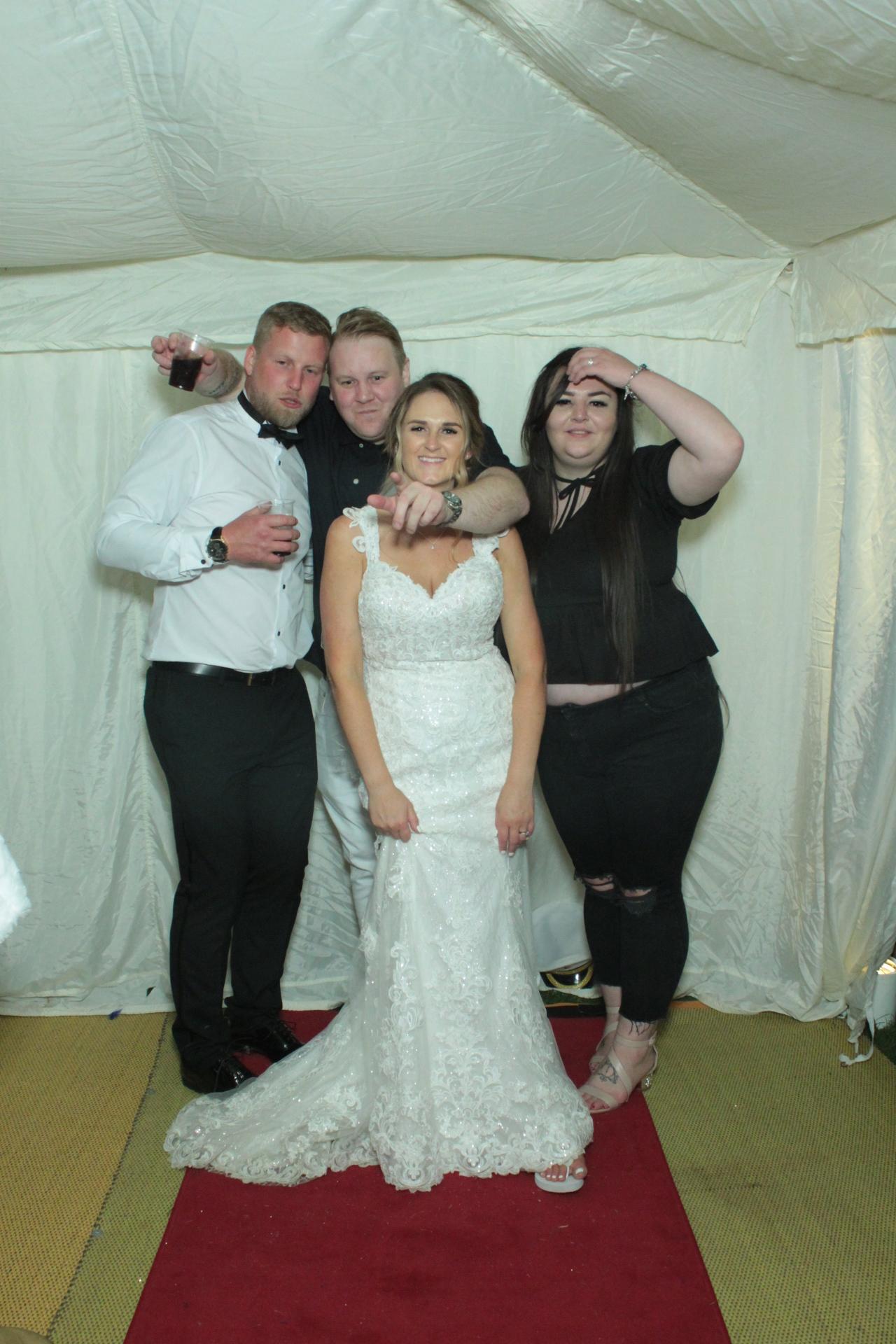 Candis and Lewis's Wedding  | View more photos from the event at gallery.myphotoboothexperience.co.uk/u/MyPhotoBoothExperienceLtd/Candis-and-Lewiss-Wedding