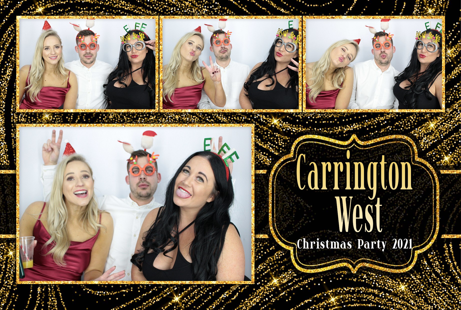 Carrington West Christmas Party  | View more photos from the event at gallery.myphotoboothexperience.co.uk/u/MyPhotoBoothExperienceLtd/Carrington-West-Christmas-Party