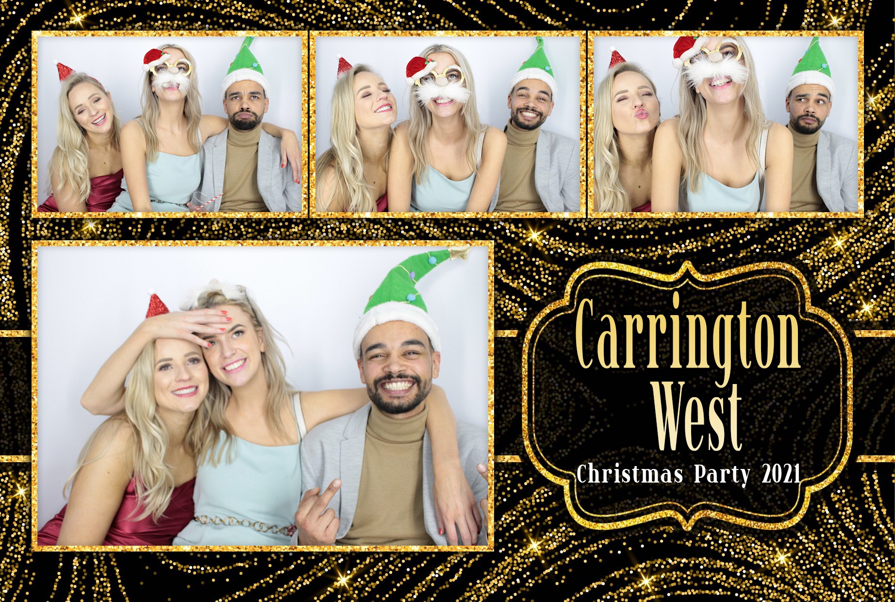 Carrington West Christmas Party  | View more photos from the event at gallery.myphotoboothexperience.co.uk/u/MyPhotoBoothExperienceLtd/Carrington-West-Christmas-Party