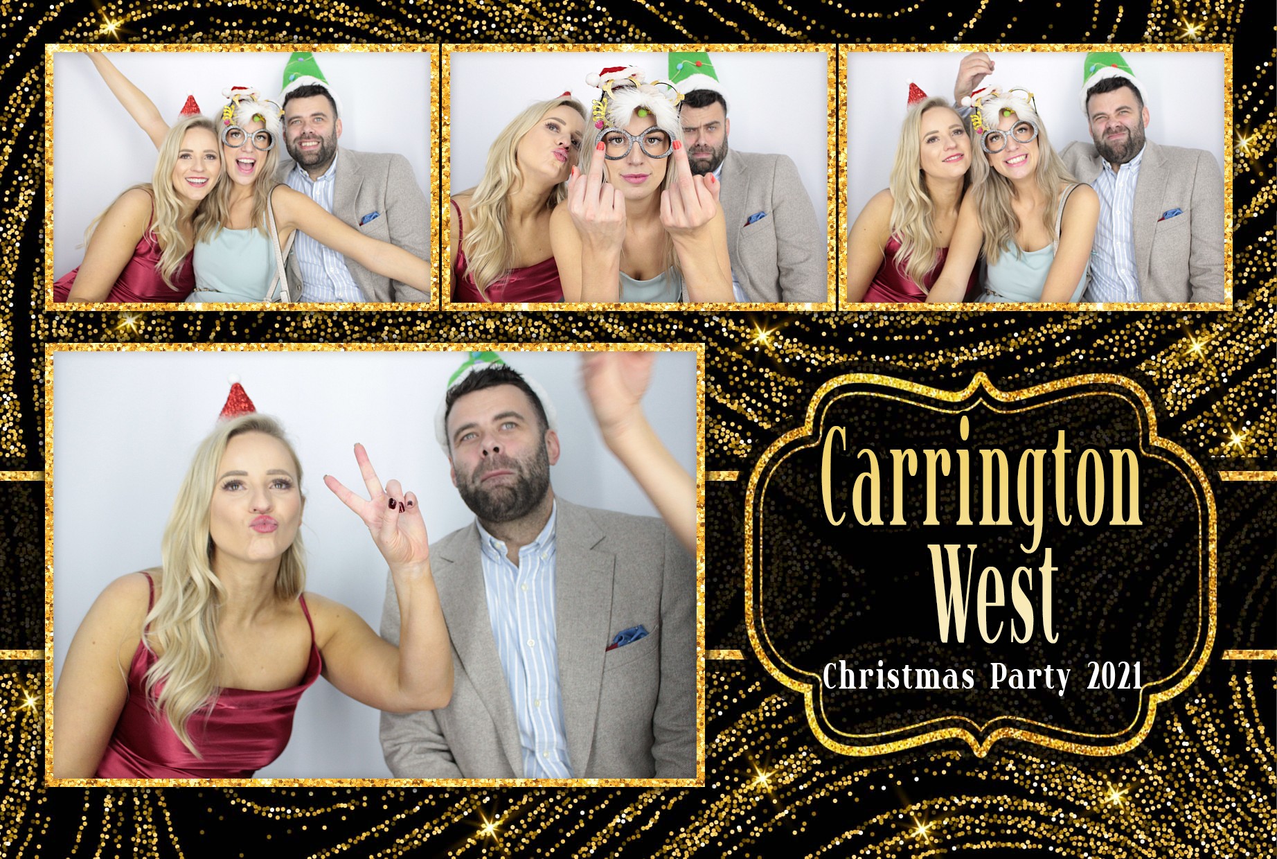 Carrington West Christmas Party  | View more photos from the event at gallery.myphotoboothexperience.co.uk/u/MyPhotoBoothExperienceLtd/Carrington-West-Christmas-Party