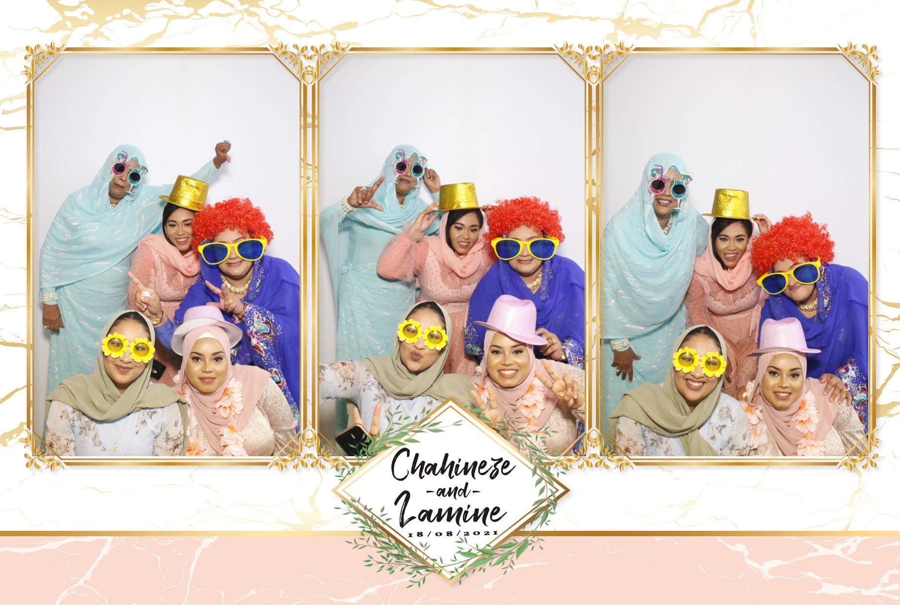Chahineze & Lamine's Wedding | View more photos from the event at gallery.myphotoboothexperience.co.uk/u/MyPhotoBoothExperienceLtd/Chahineze-Lamines-Wedding