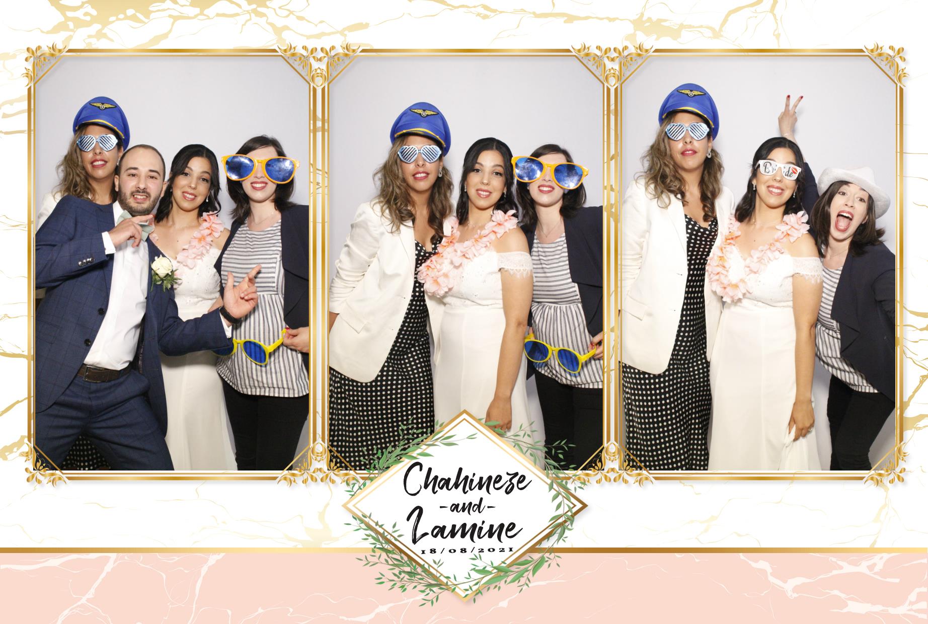 Chahineze & Lamine's Wedding | View more photos from the event at gallery.myphotoboothexperience.co.uk/u/MyPhotoBoothExperienceLtd/Chahineze-Lamines-Wedding